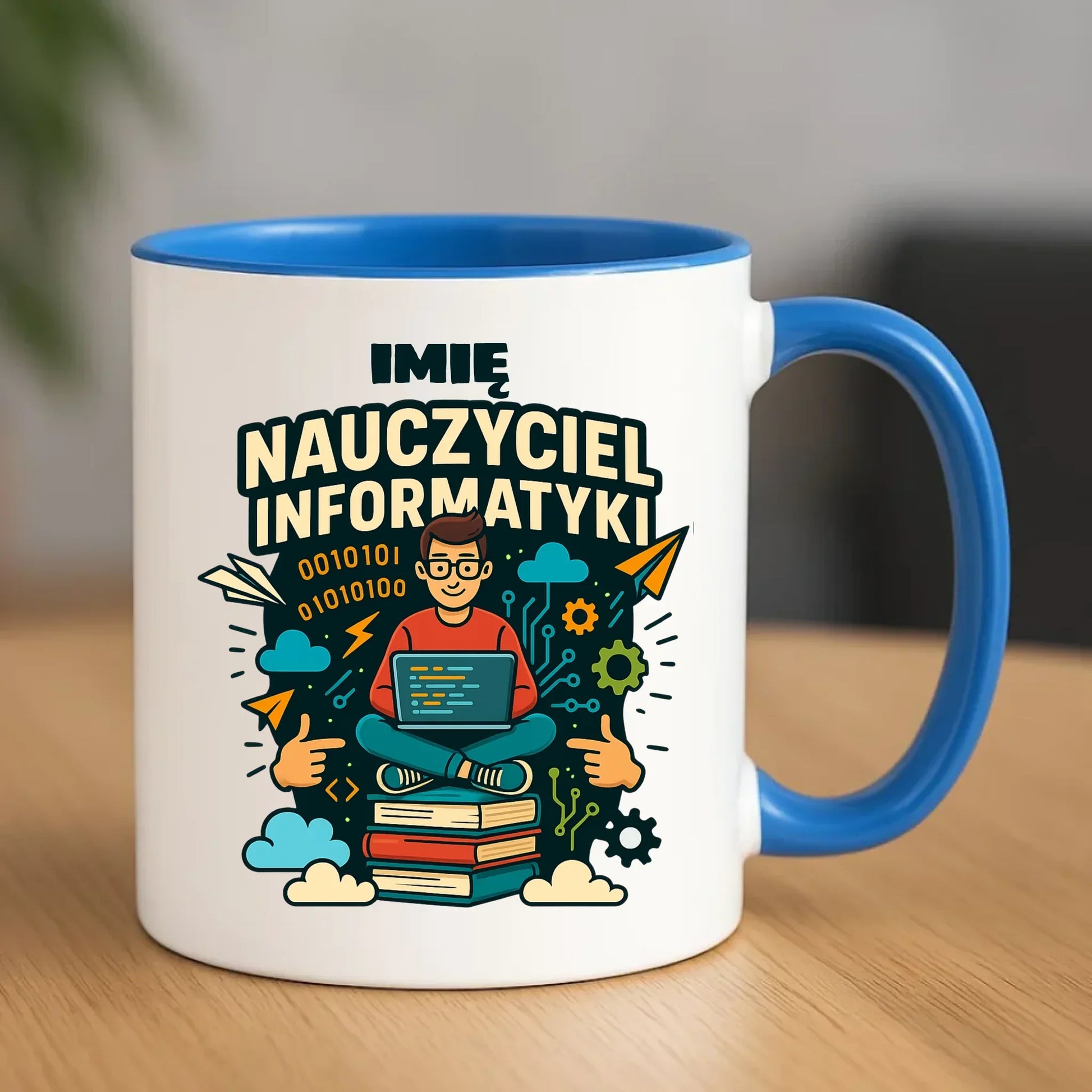Nauczyciel informatyki | Kubek z imieniem na prezent N33 - StoryCups.pl