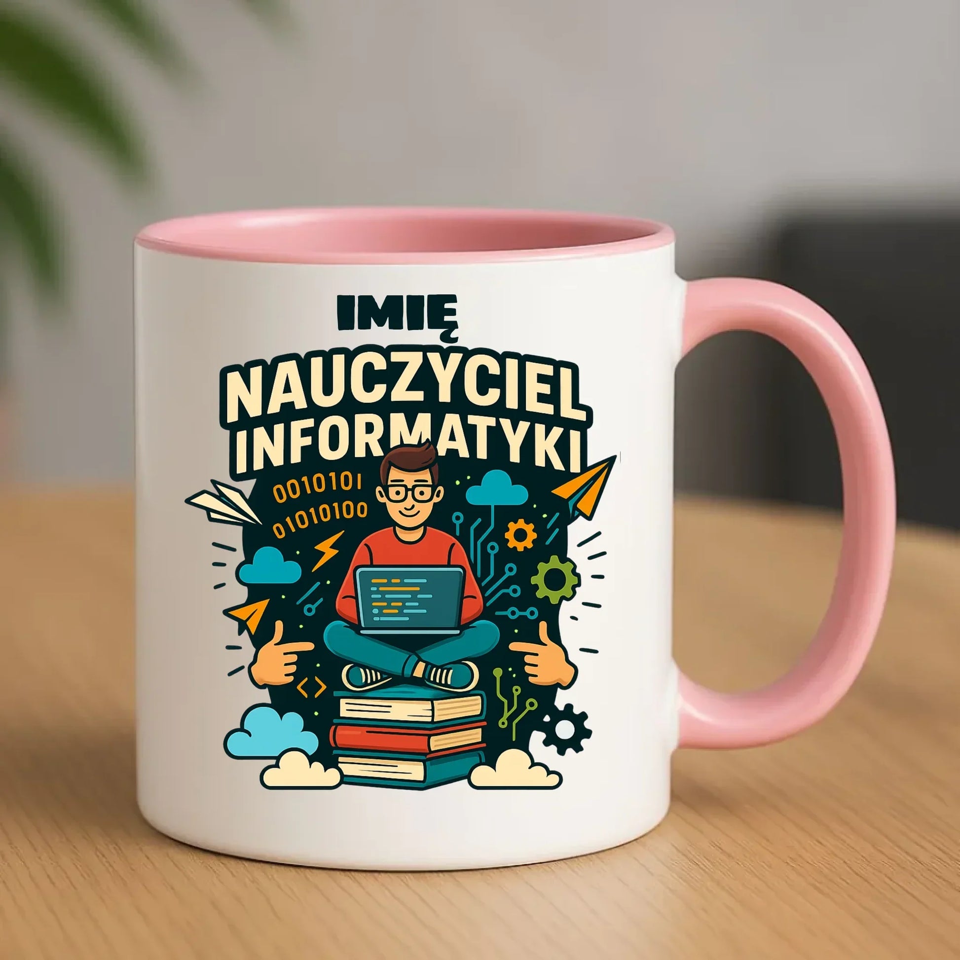 Nauczyciel informatyki | Kubek z imieniem na prezent N33 - StoryCups.pl