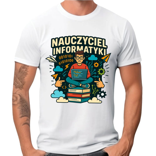 Koszulka dla nauczyciela na prezent NAUCZYCIEL ZAKOŃCZENIE ROKU SZKOLNEGO