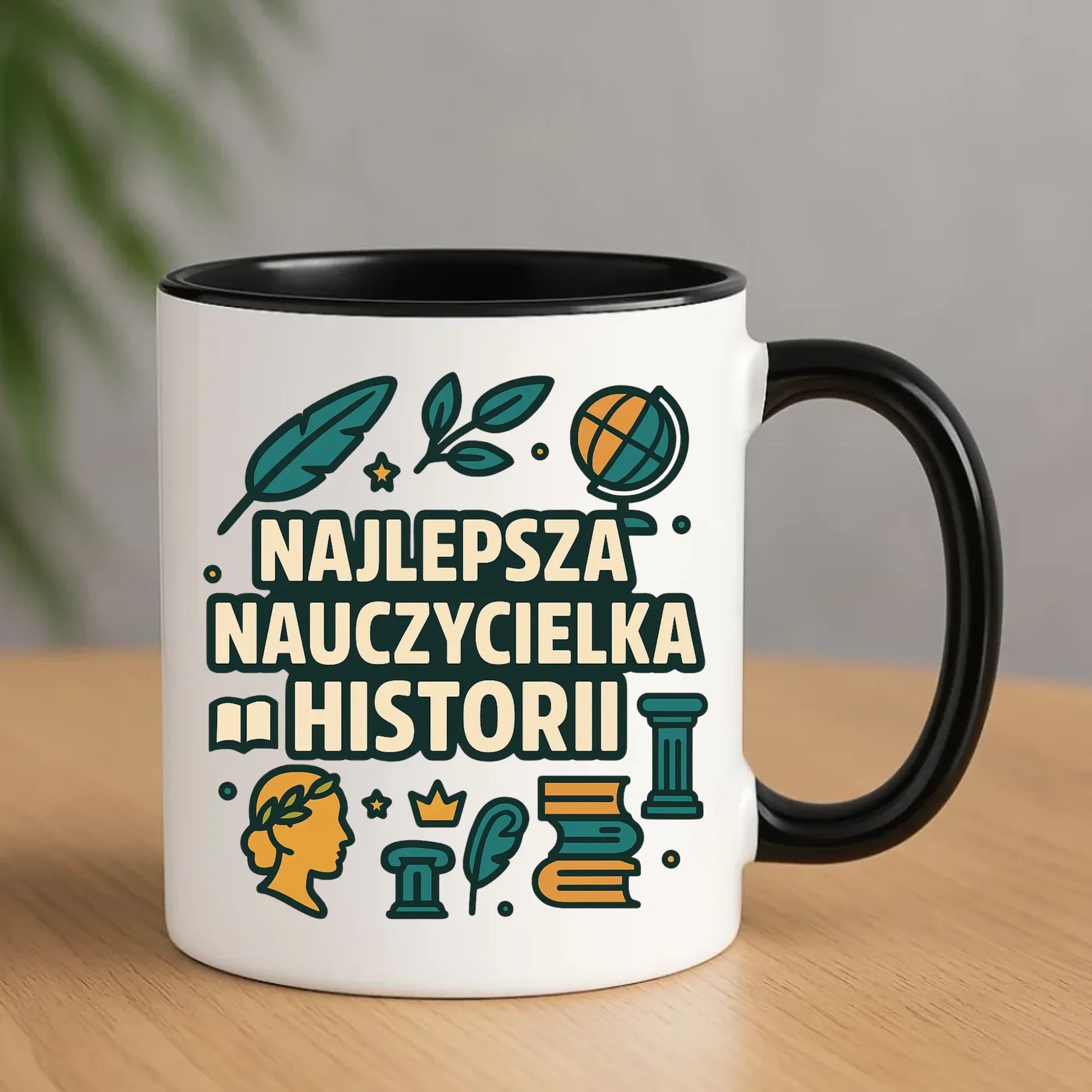 Najlepsza nauczycielka historii | Kubek prezent dla nauczycielki N57 - StoryCups.pl