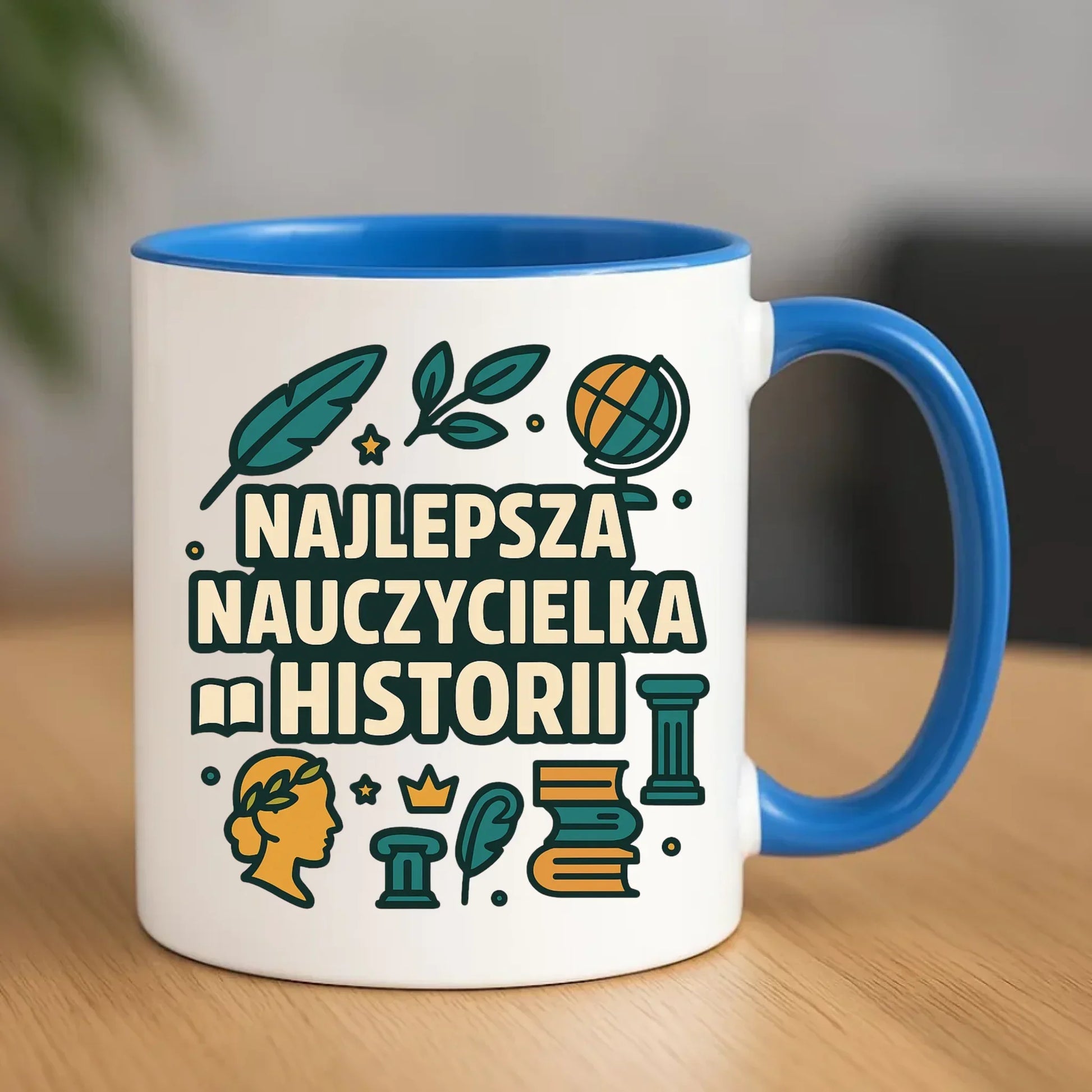 Najlepsza nauczycielka historii | Kubek prezent dla nauczycielki N57 - StoryCups.pl