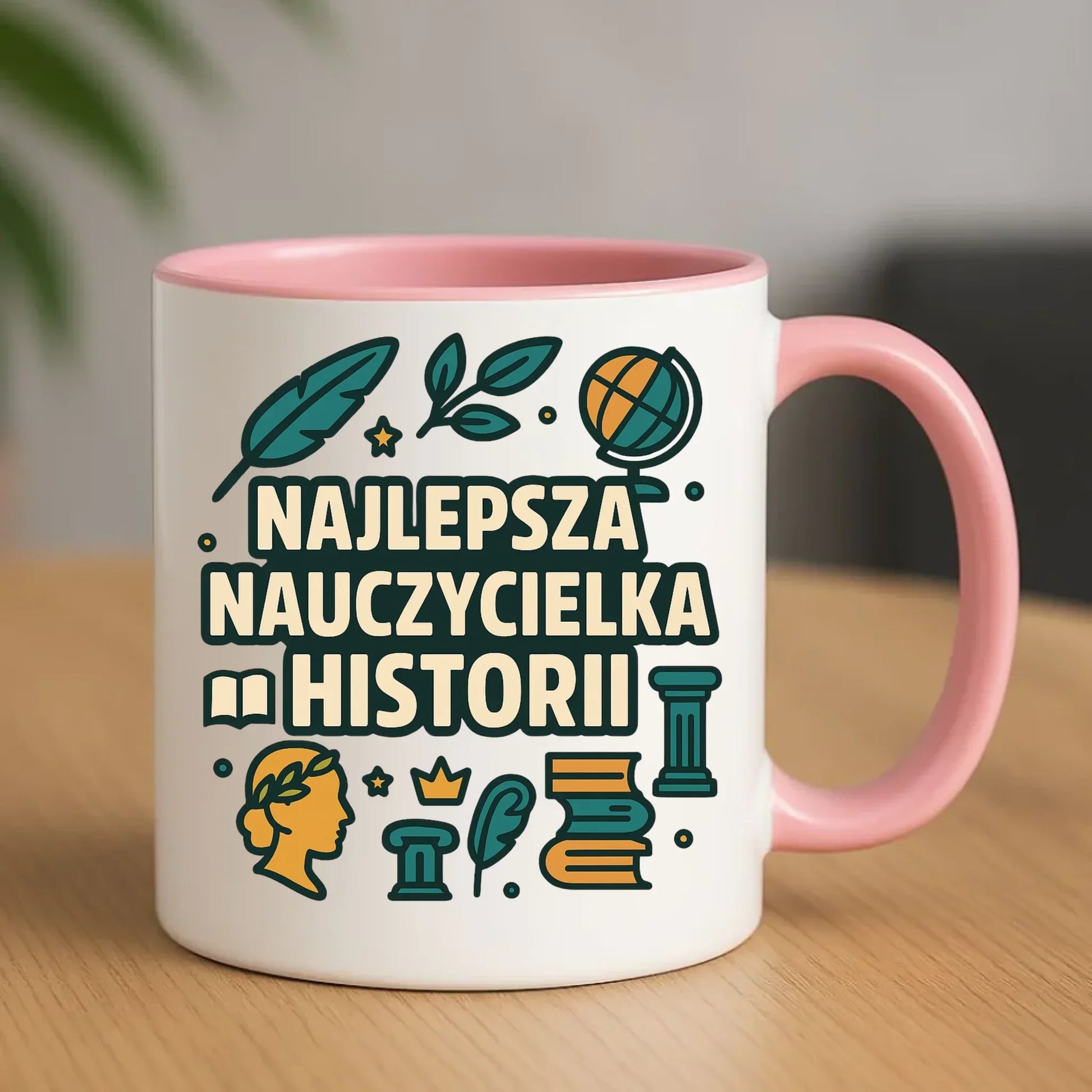 Najlepsza nauczycielka historii | Kubek prezent dla nauczycielki N57 - StoryCups.pl