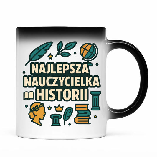 Prezent dla nauczyciela kubek magiczny NAUCZYCIEL ZAKOŃCZENIE ROKU SZKOLNEGO