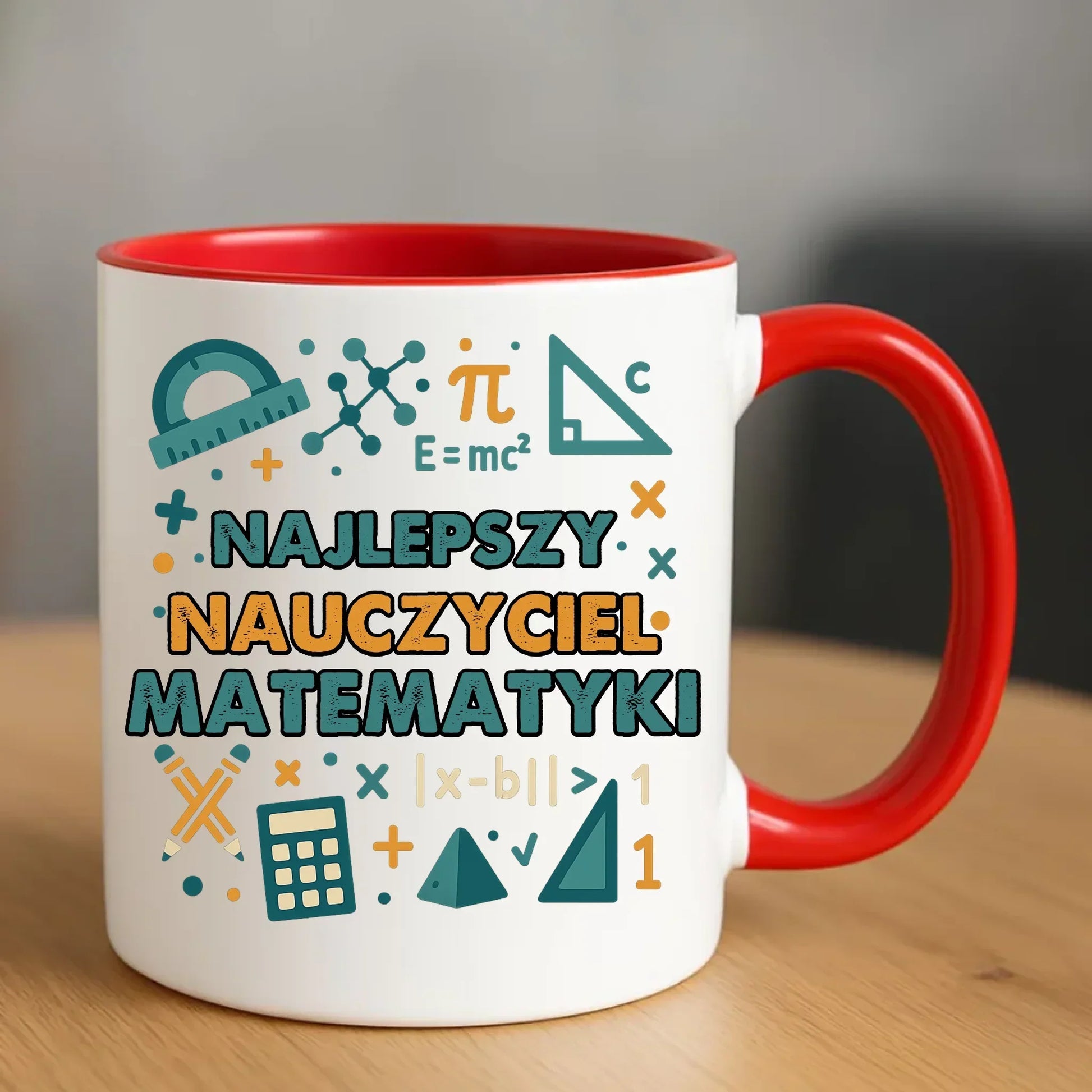 Najlepszy nauczyciel matematyki | Kubek prezent dla nauczyciela N74 - StoryCups.pl
