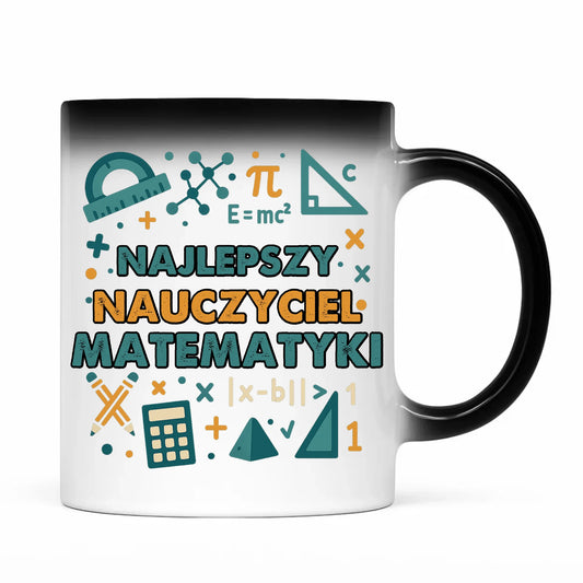 Prezent dla nauczyciela kubek magiczny NAUCZYCIEL ZAKOŃCZENIE ROKU SZKOLNEGO