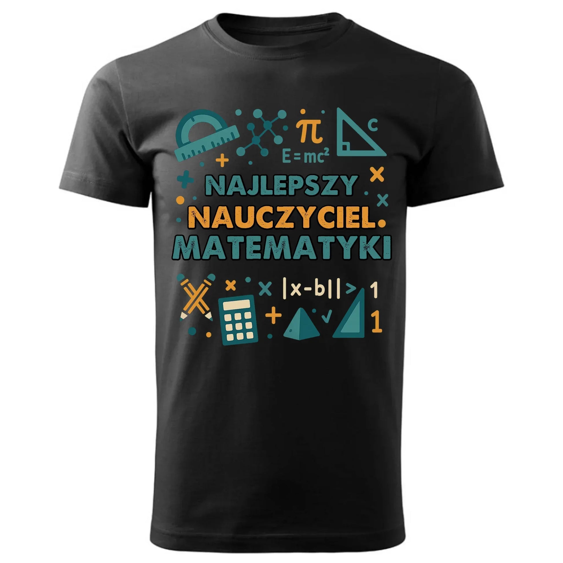 Najlepszy nauczyciel matematyki | Koszulka męska prezent dla nauczyciela N74 - StoryCups.pl