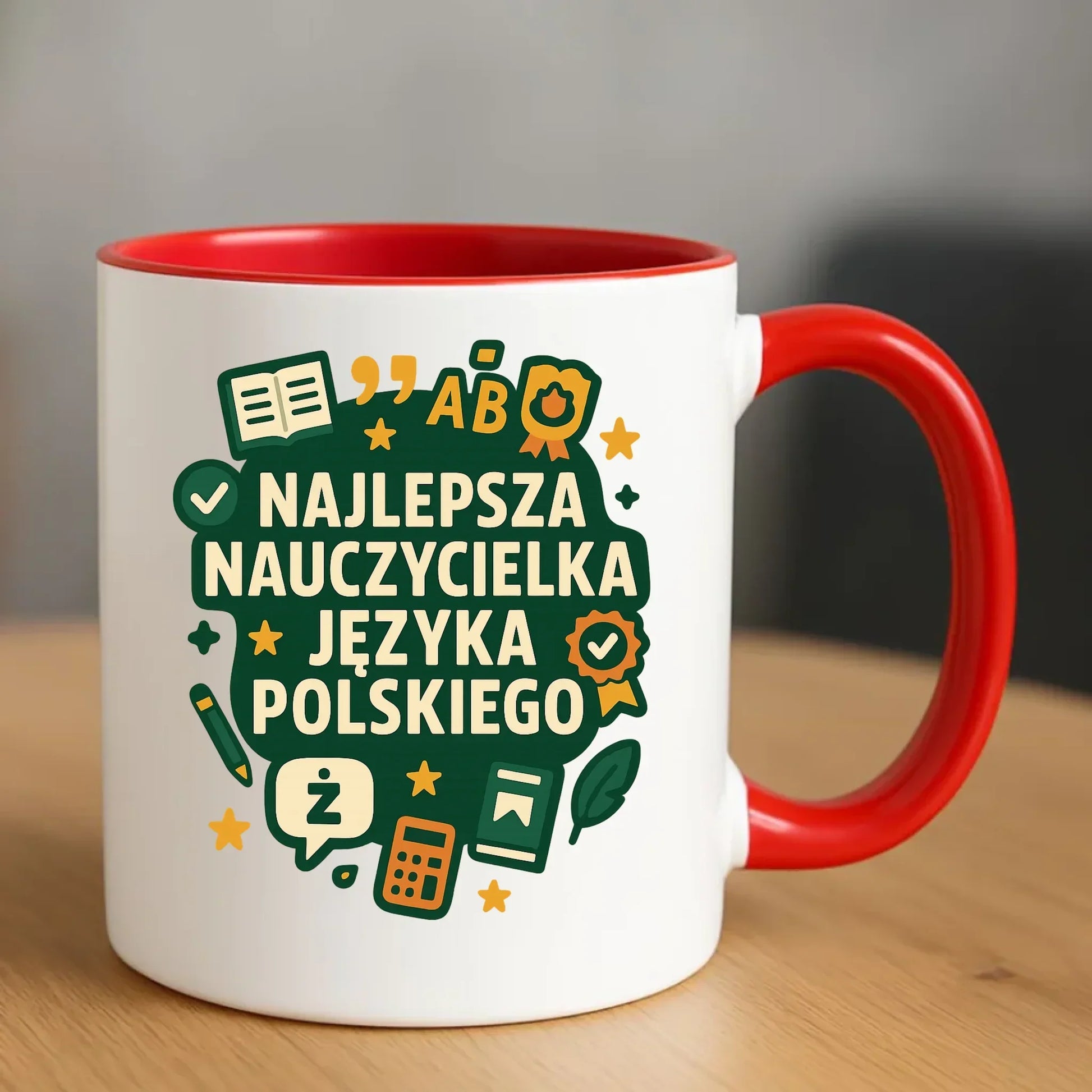 Najlepsza nauczycielka języka polskiego | Kubek na prezent N75 - StoryCups.pl