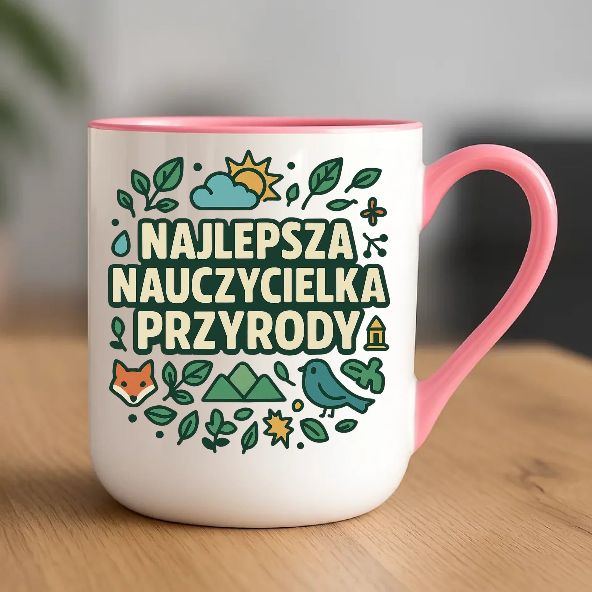 Najlepsza nauczycielka przyrody | Kubek elegant na prezent N64 - StoryCups.pl