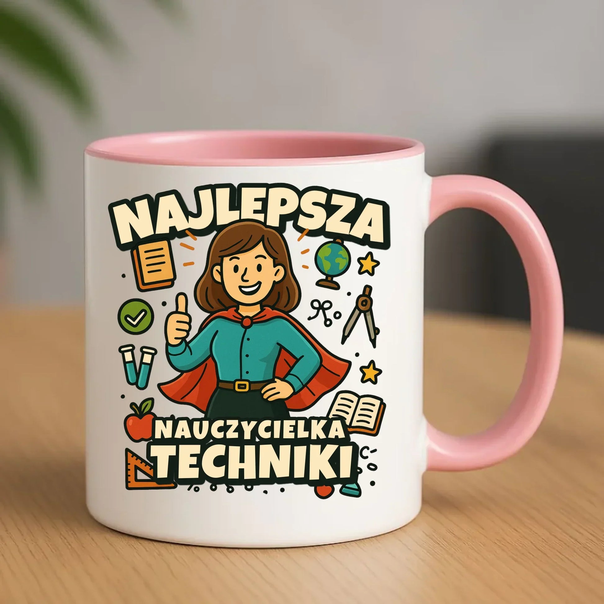 Najlepsza nauczycielka techniki | Kubek na prezent N76 - StoryCups.pl