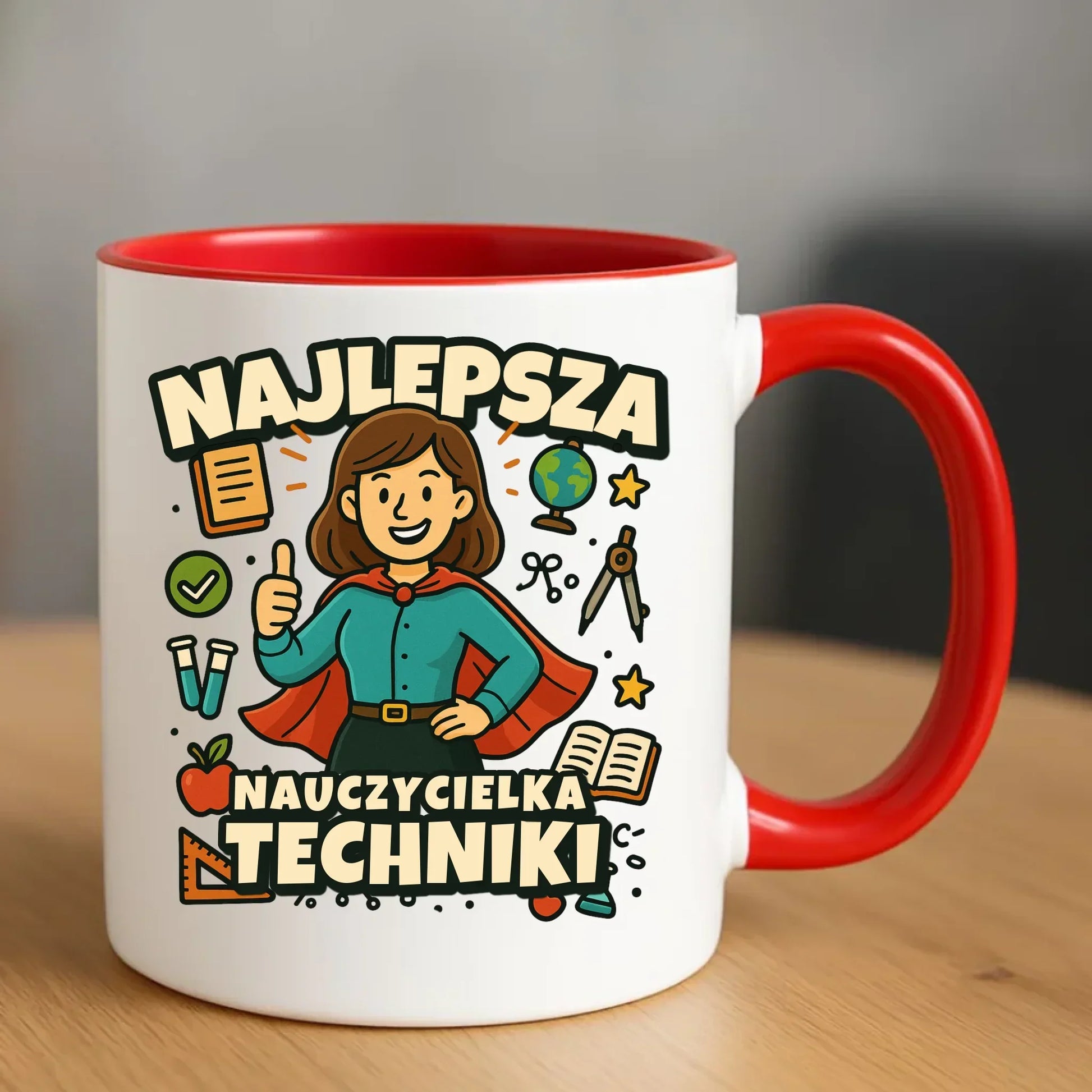 Najlepsza nauczycielka techniki | Kubek na prezent N76 - StoryCups.pl