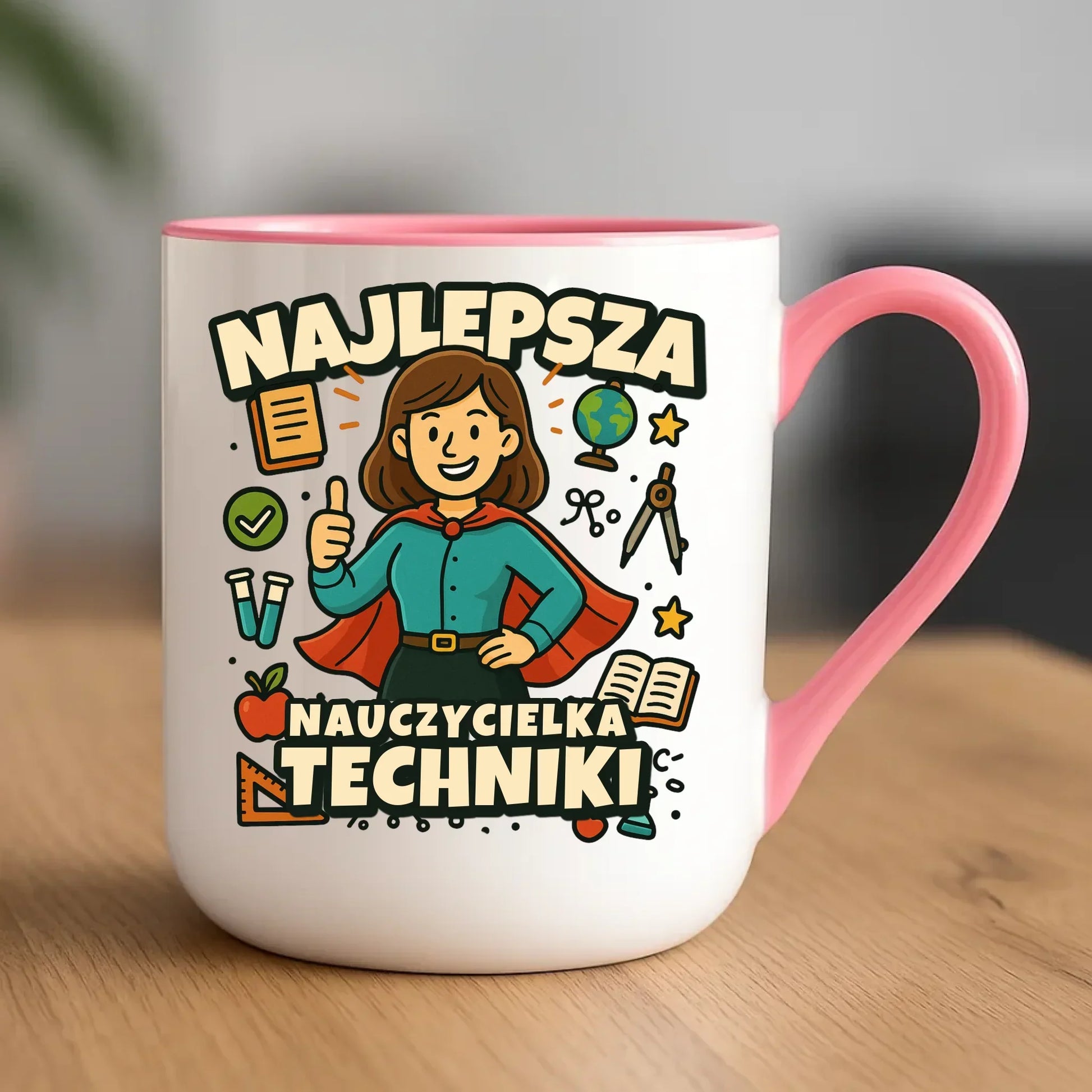 Najlepsza nauczycielka techniki | Kubek elegant na prezent N76 - StoryCups.pl