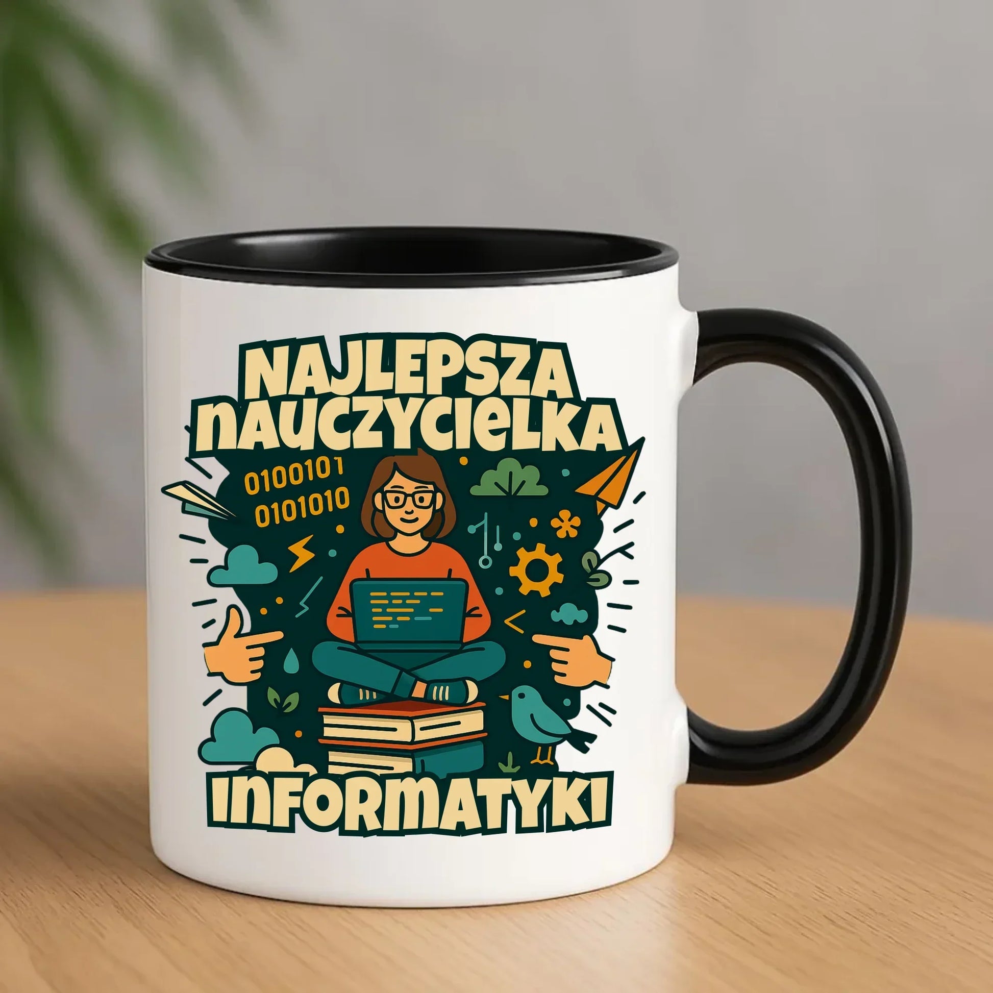 Najlepsza nauczycielka informatyki | Kubek na prezent N51 - StoryCups.pl