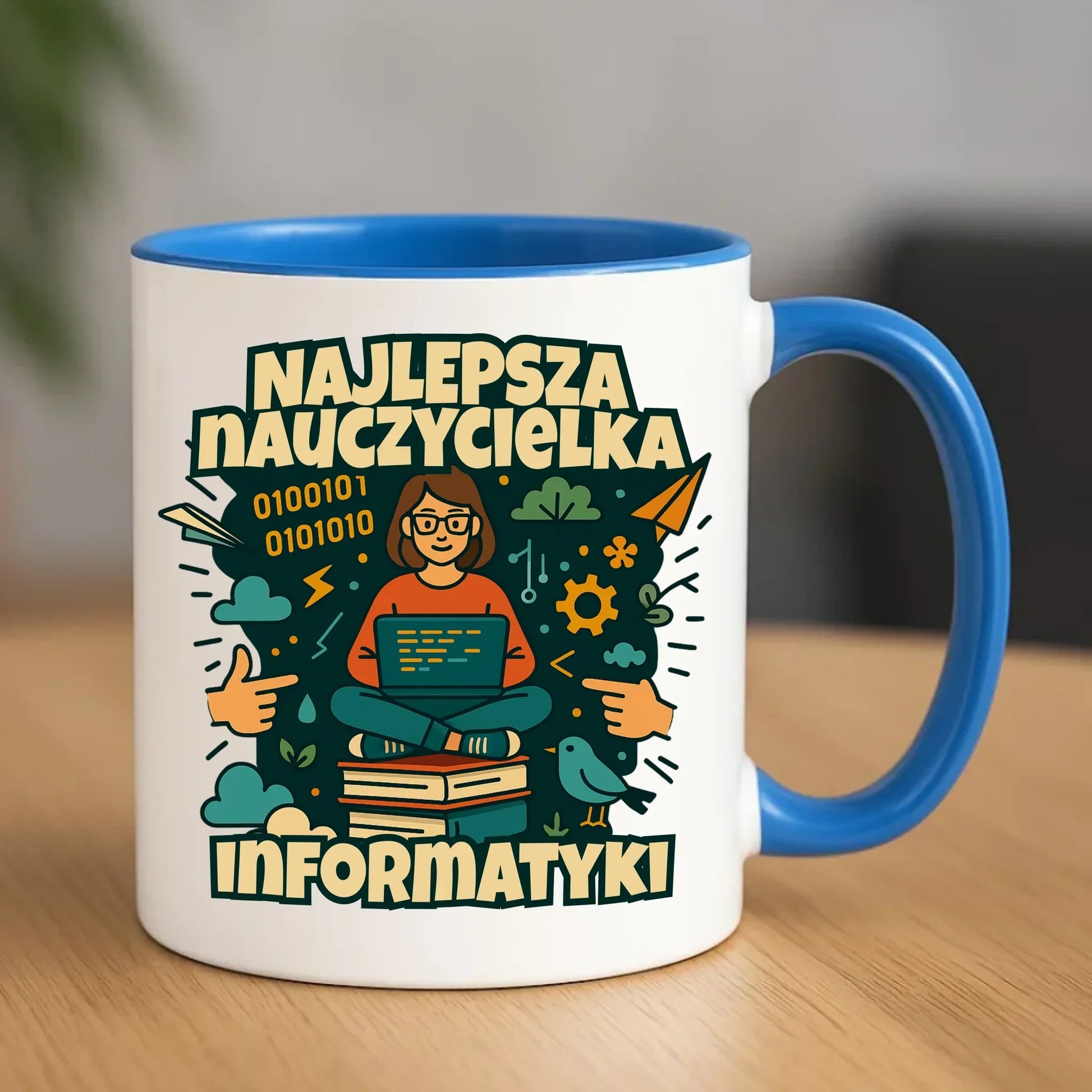 Najlepsza nauczycielka informatyki | Kubek na prezent N51 - StoryCups.pl