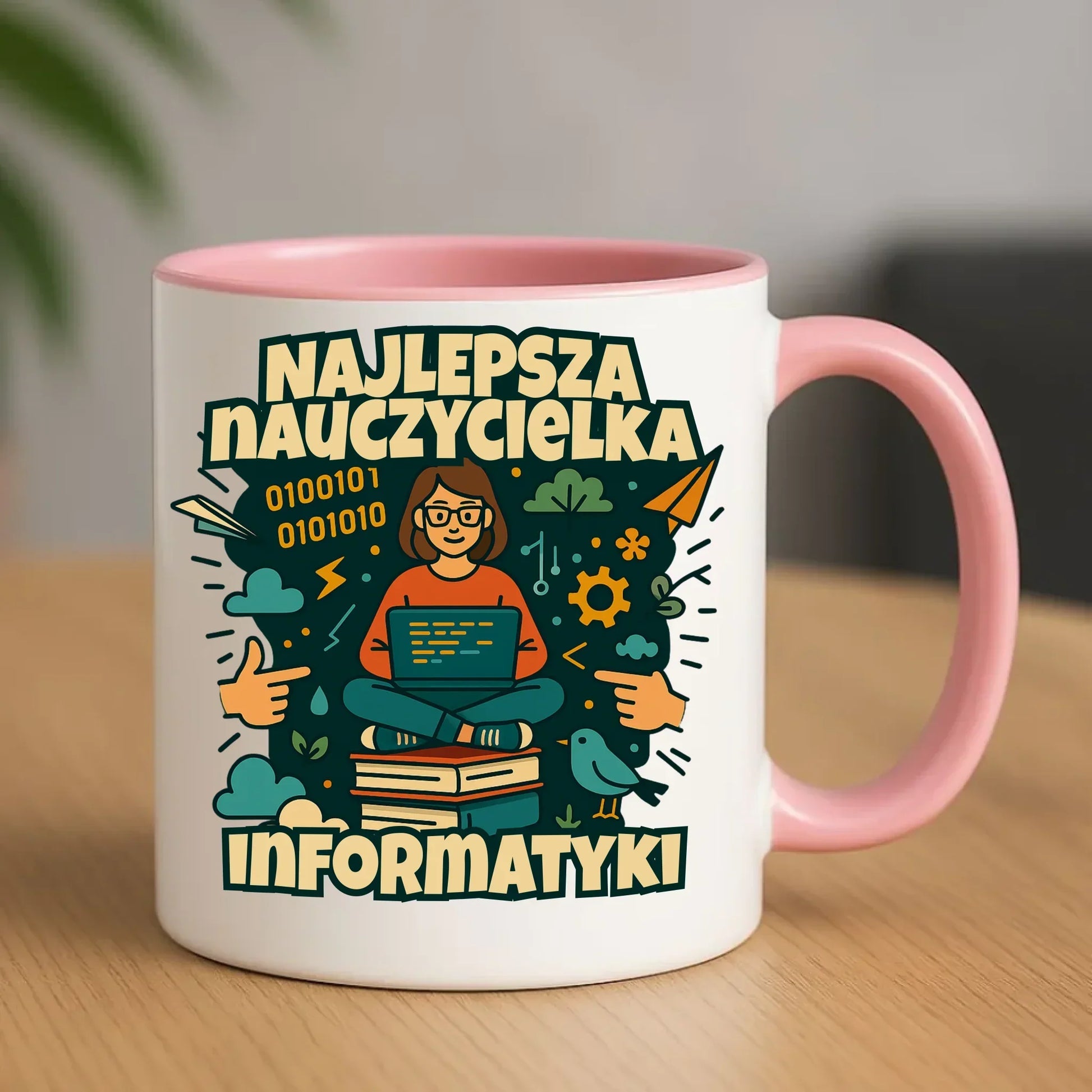 Najlepsza nauczycielka informatyki | Kubek na prezent N51 - StoryCups.pl
