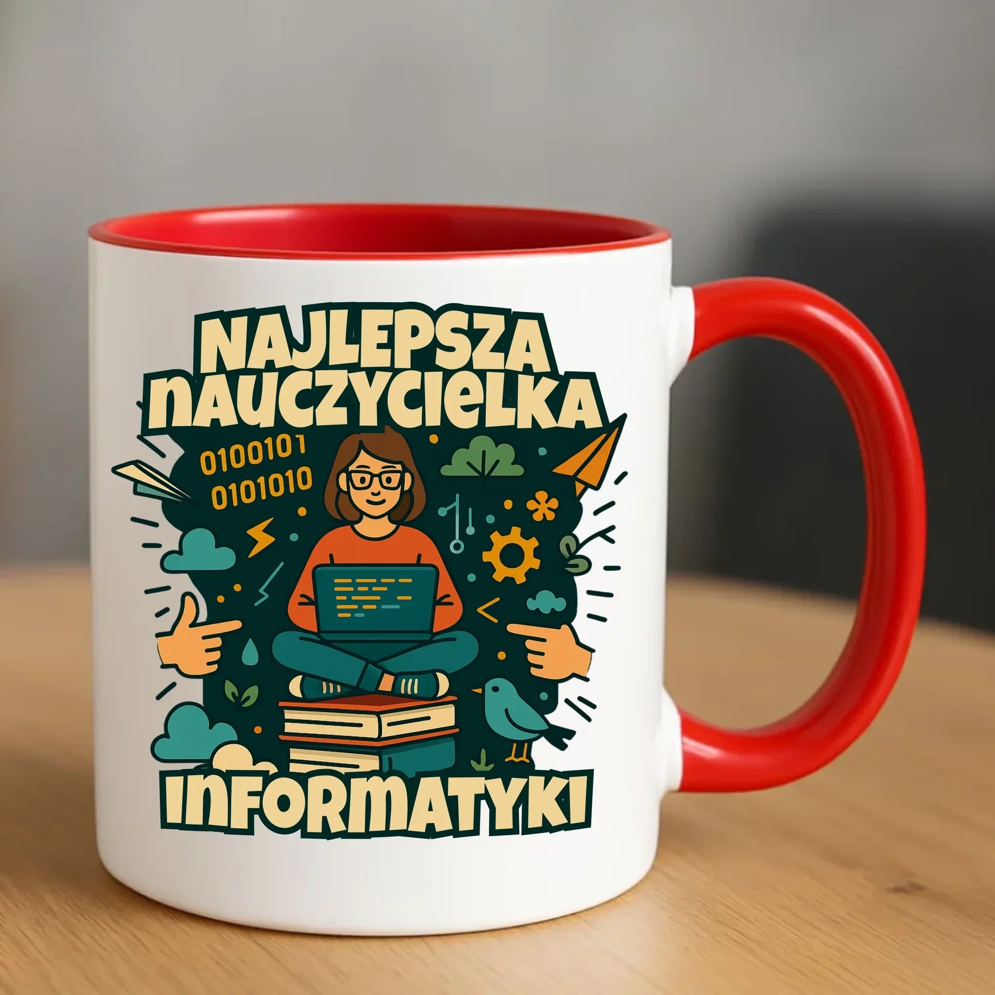 Najlepsza nauczycielka informatyki | Kubek na prezent N51 - StoryCups.pl