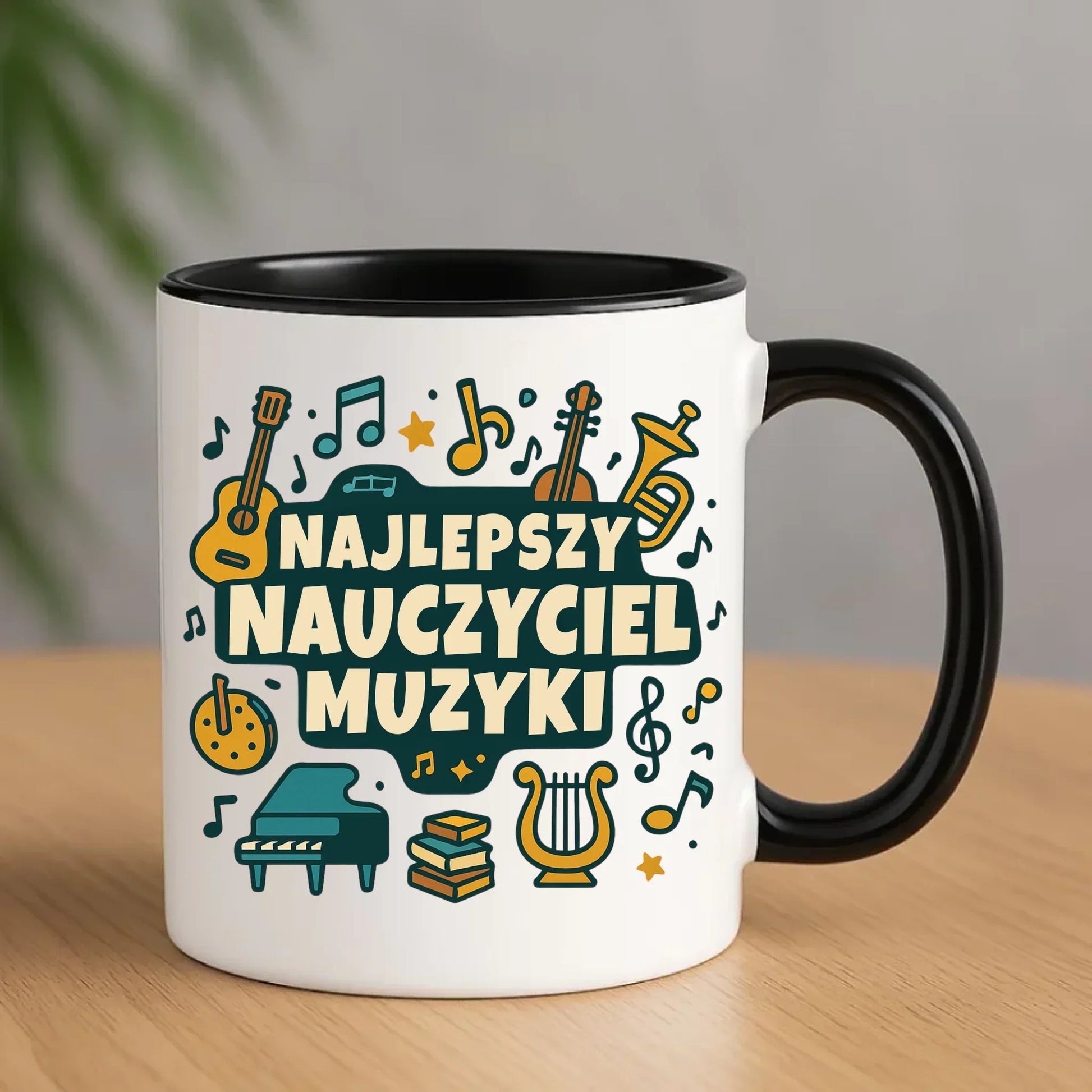 Najlepszy nauczyciel muzyki | Kubek prezent dla nauczyciela N52 - StoryCups.pl