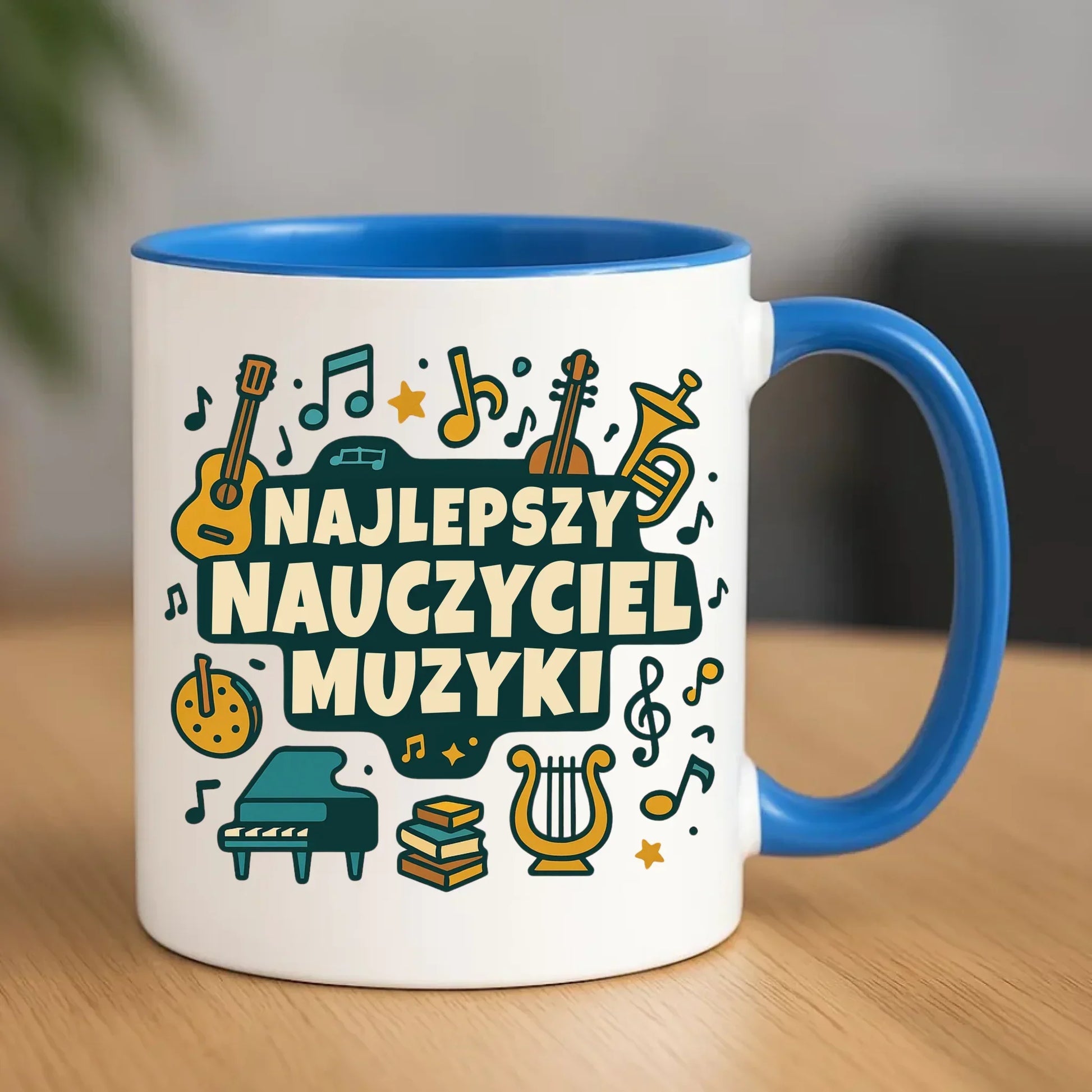 Najlepszy nauczyciel muzyki | Kubek prezent dla nauczyciela N52 - StoryCups.pl