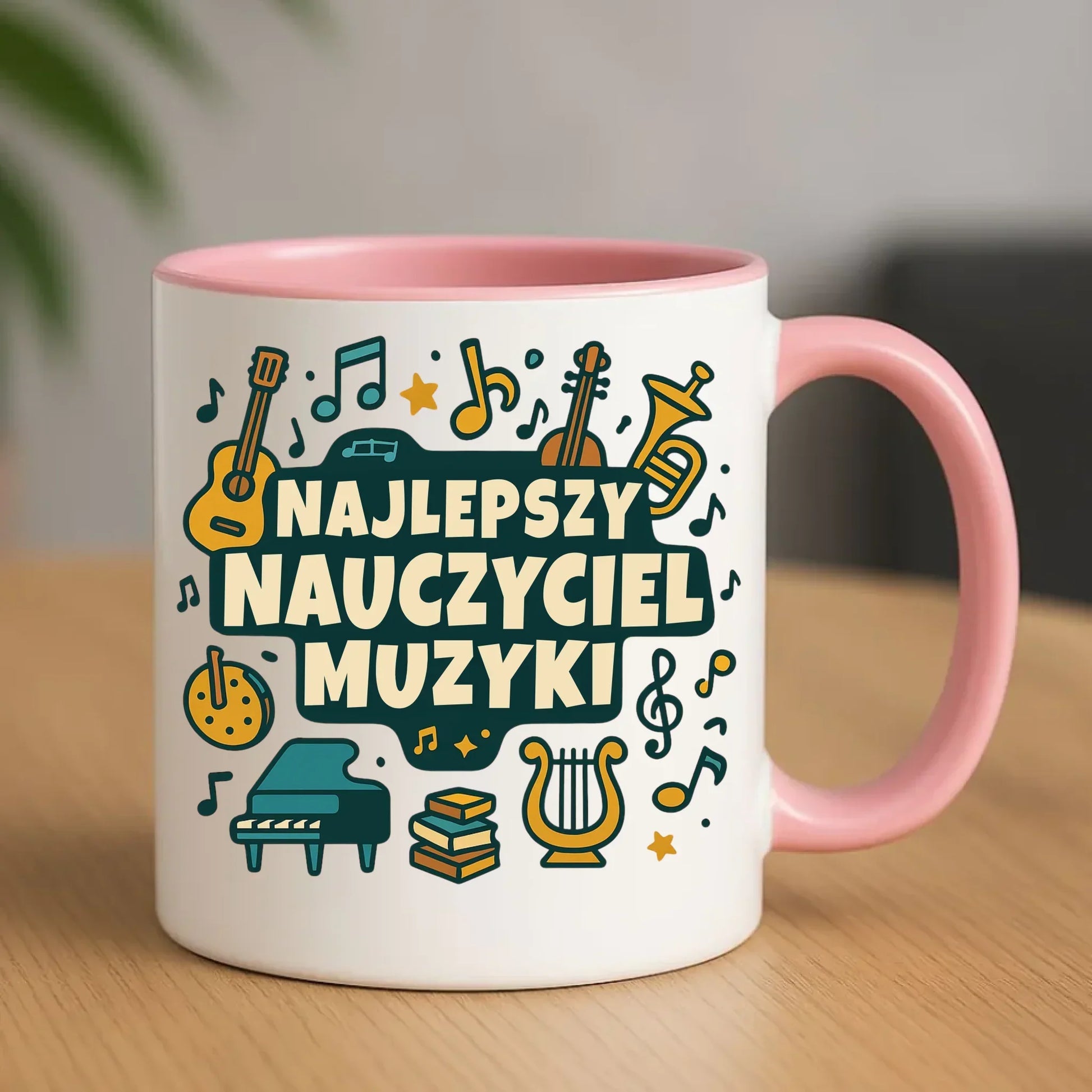 Najlepszy nauczyciel muzyki | Kubek prezent dla nauczyciela N52 - StoryCups.pl