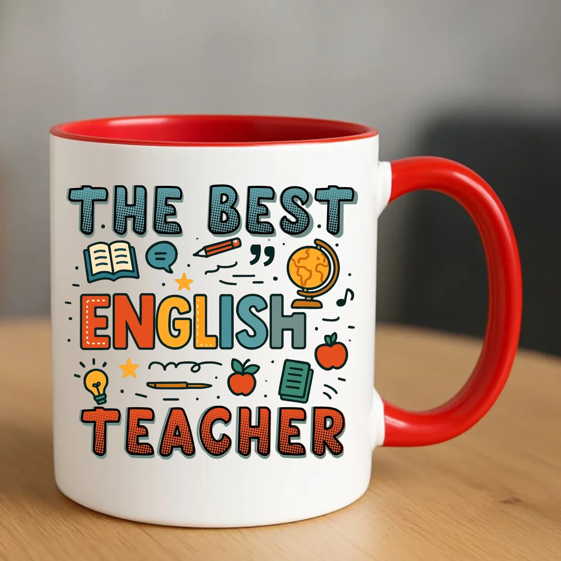 The best english teacher | Kubek dla nauczyciela angielskiego N53 - StoryCups.pl