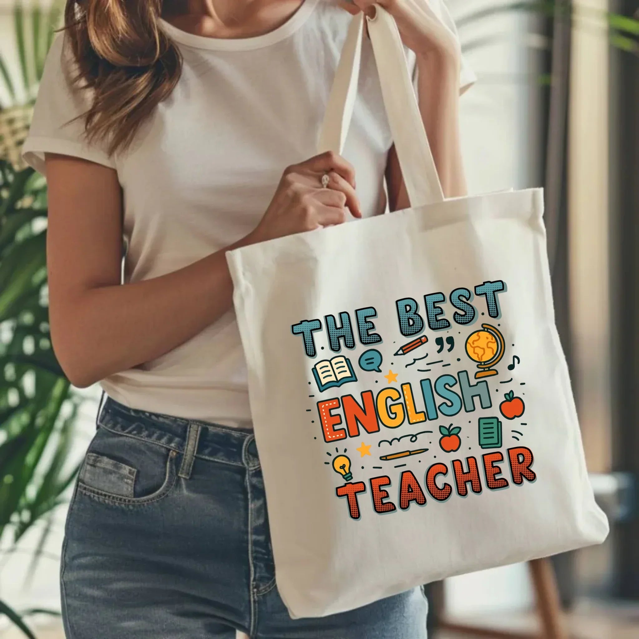The best english teacher | Torba dla nauczyciela angielskiego N53 - StoryCups.pl