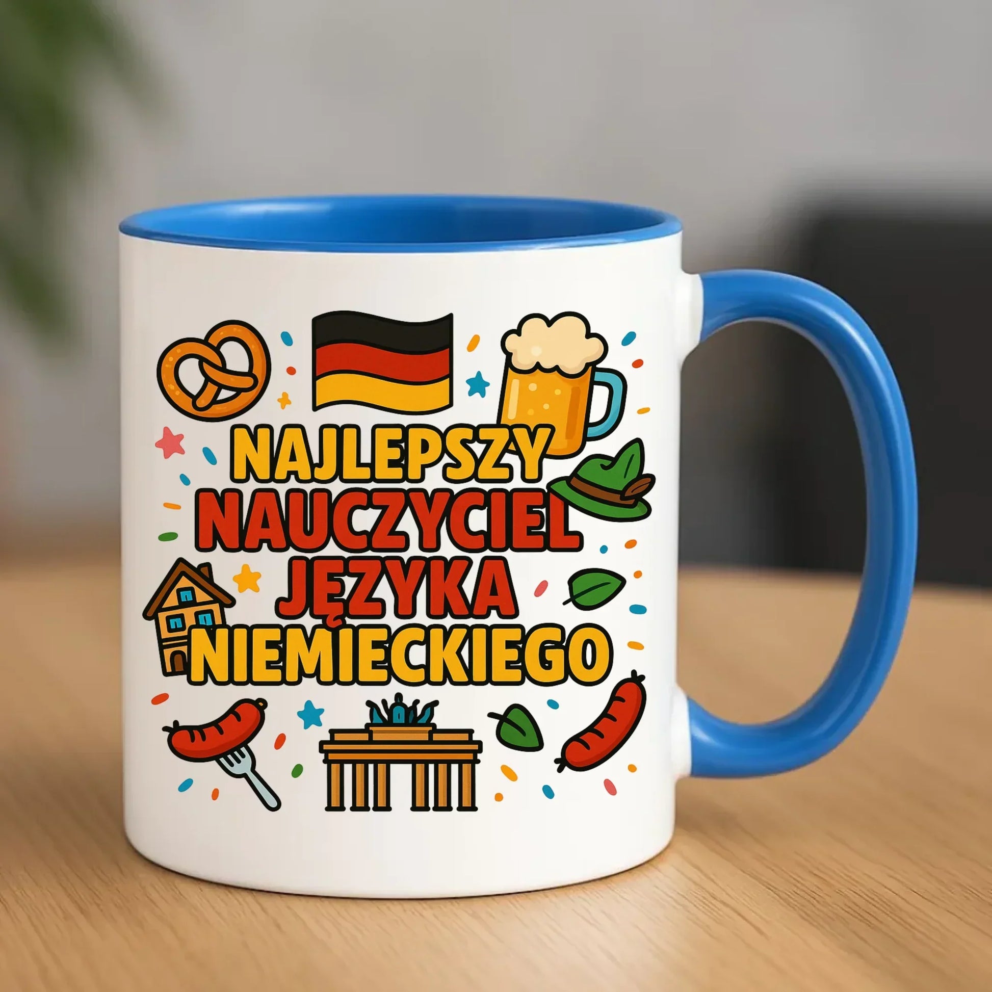 Najlepszy nauczyciel języka niemieckiego | Kubek na prezent N54 - StoryCups.pl
