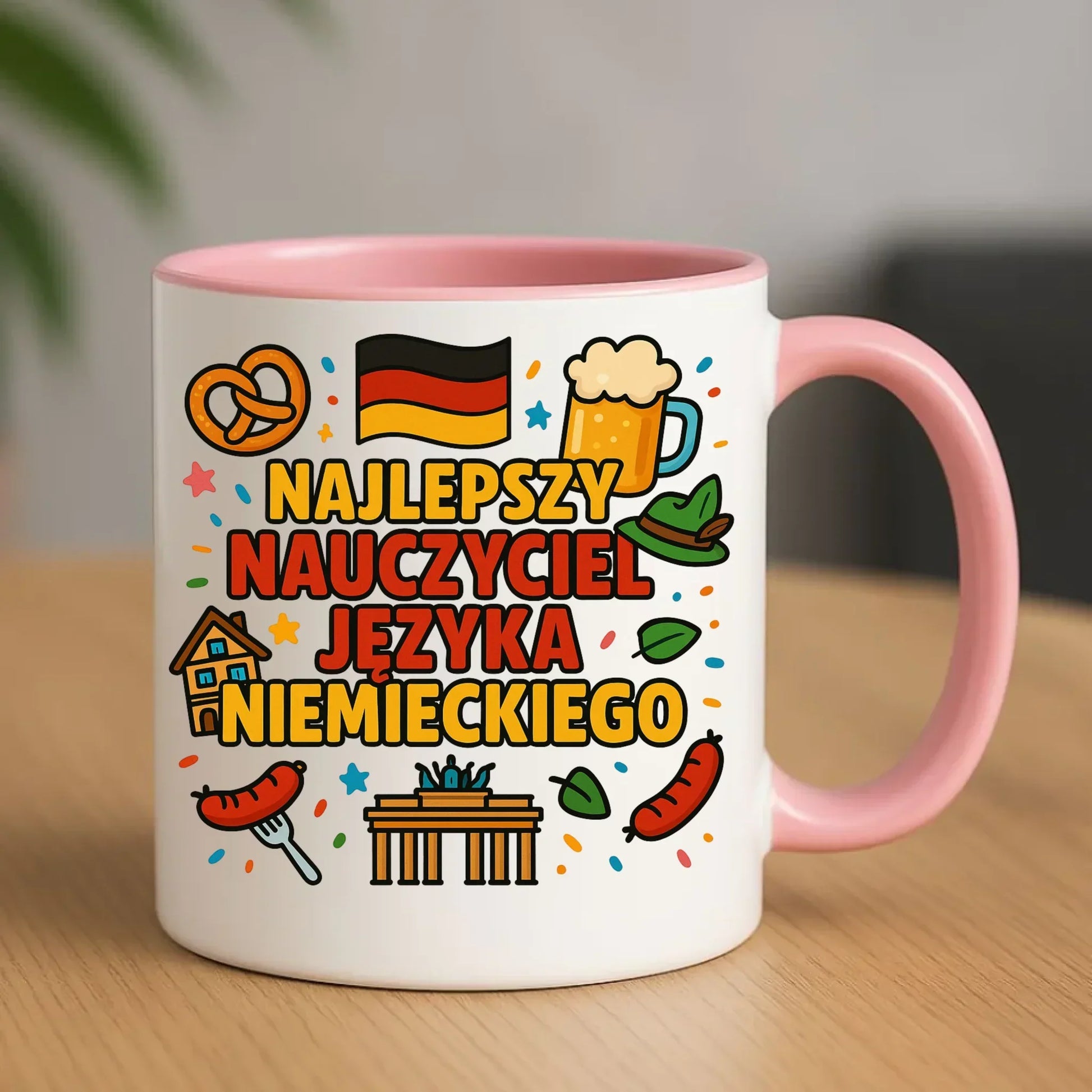 Najlepszy nauczyciel języka niemieckiego | Kubek na prezent N54 - StoryCups.pl