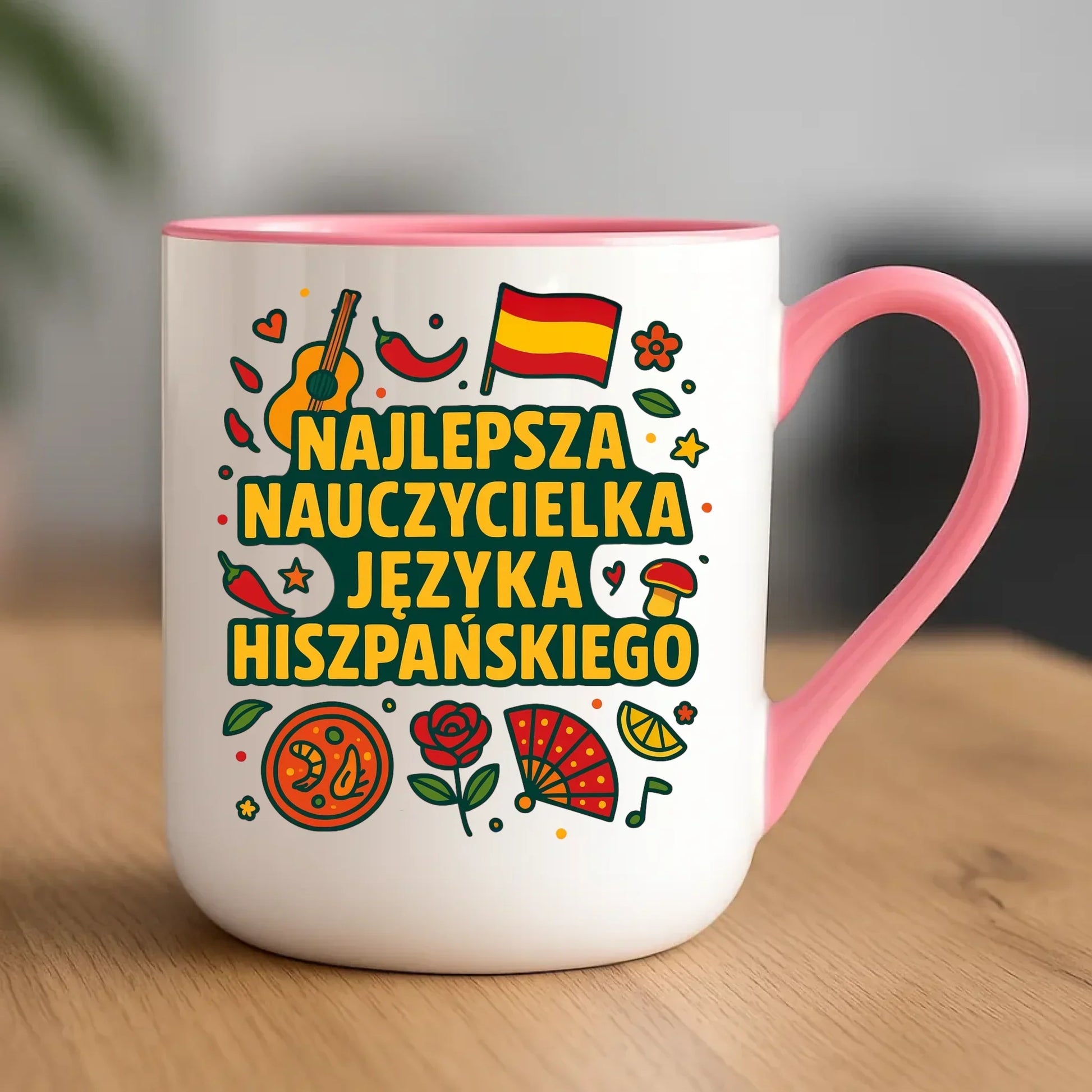 Nauczycielka języka hiszpańskiego | Kubek elegant na prezent N55 - StoryCups.pl