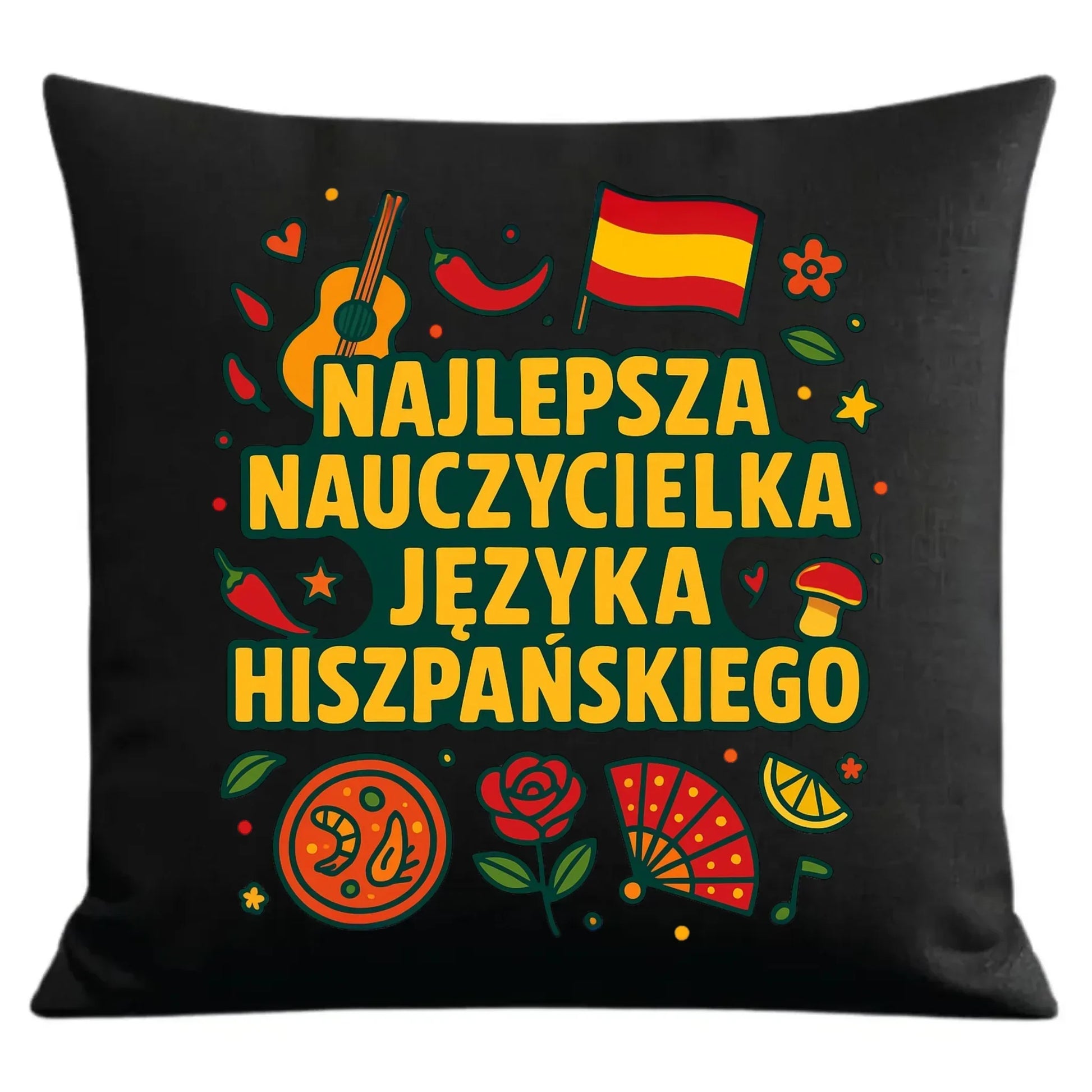 Nauczycielka języka hiszpańskiego | Poduszka dekoracyjna na prezent N55 - StoryCups.pl