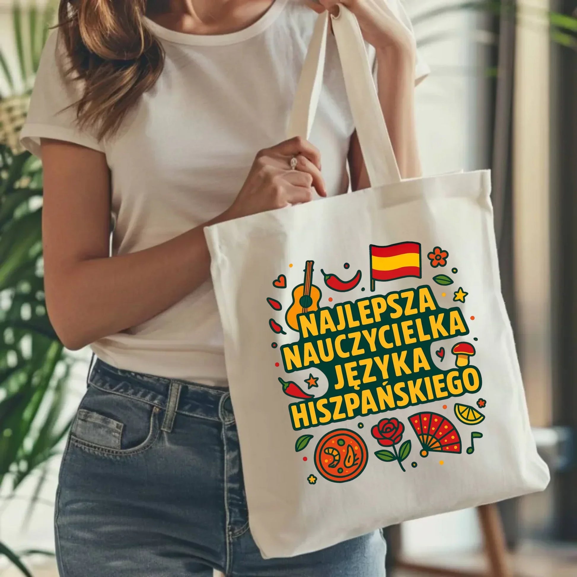 Nauczycielka języka hiszpańskiego | Torba na prezent N55 - StoryCups.pl
