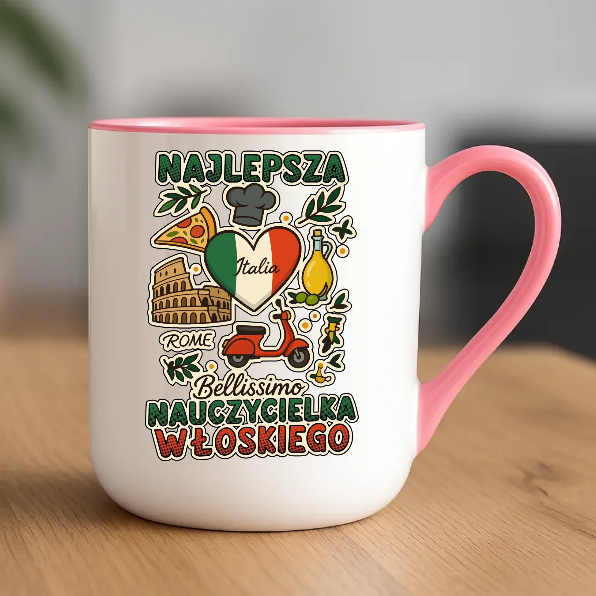 Nauczycielka języka włoskiego | Kubek elegant na prezent N56 - StoryCups.pl