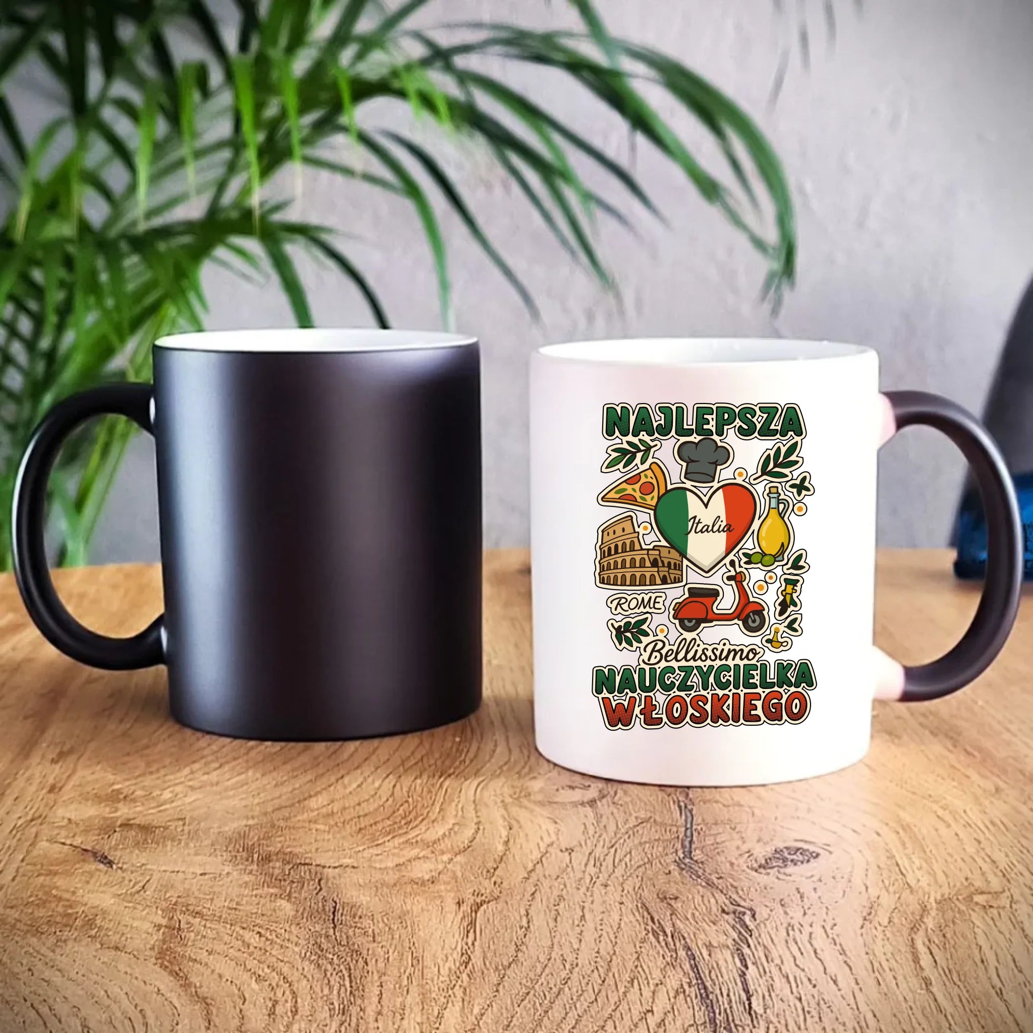 Prezent dla nauczyciela kubek magiczny NAUCZYCIEL ZAKOŃCZENIE ROKU SZKOLNEGO