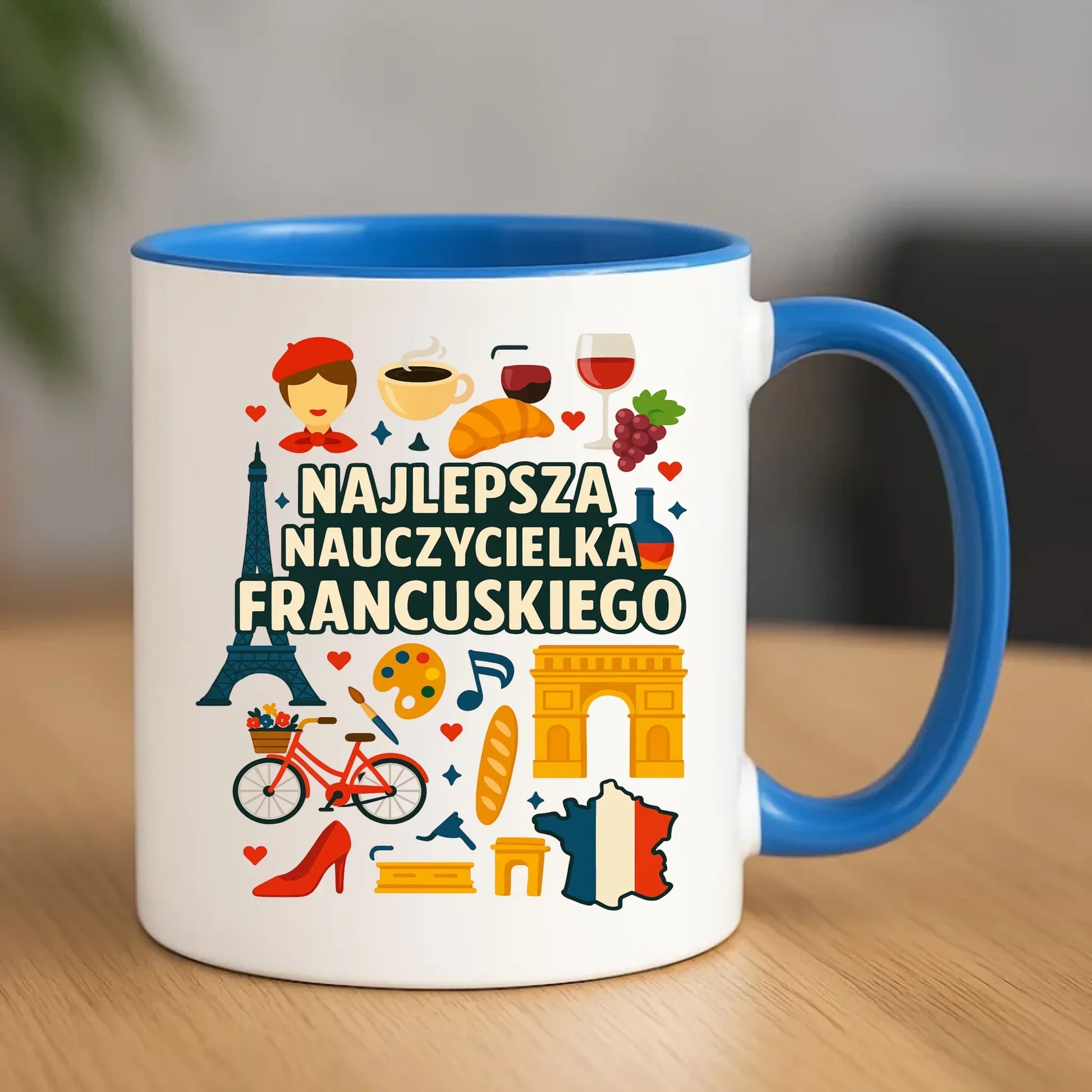 Nauczycielka języka francuskiego | Kubek na prezent N58 - StoryCups.pl