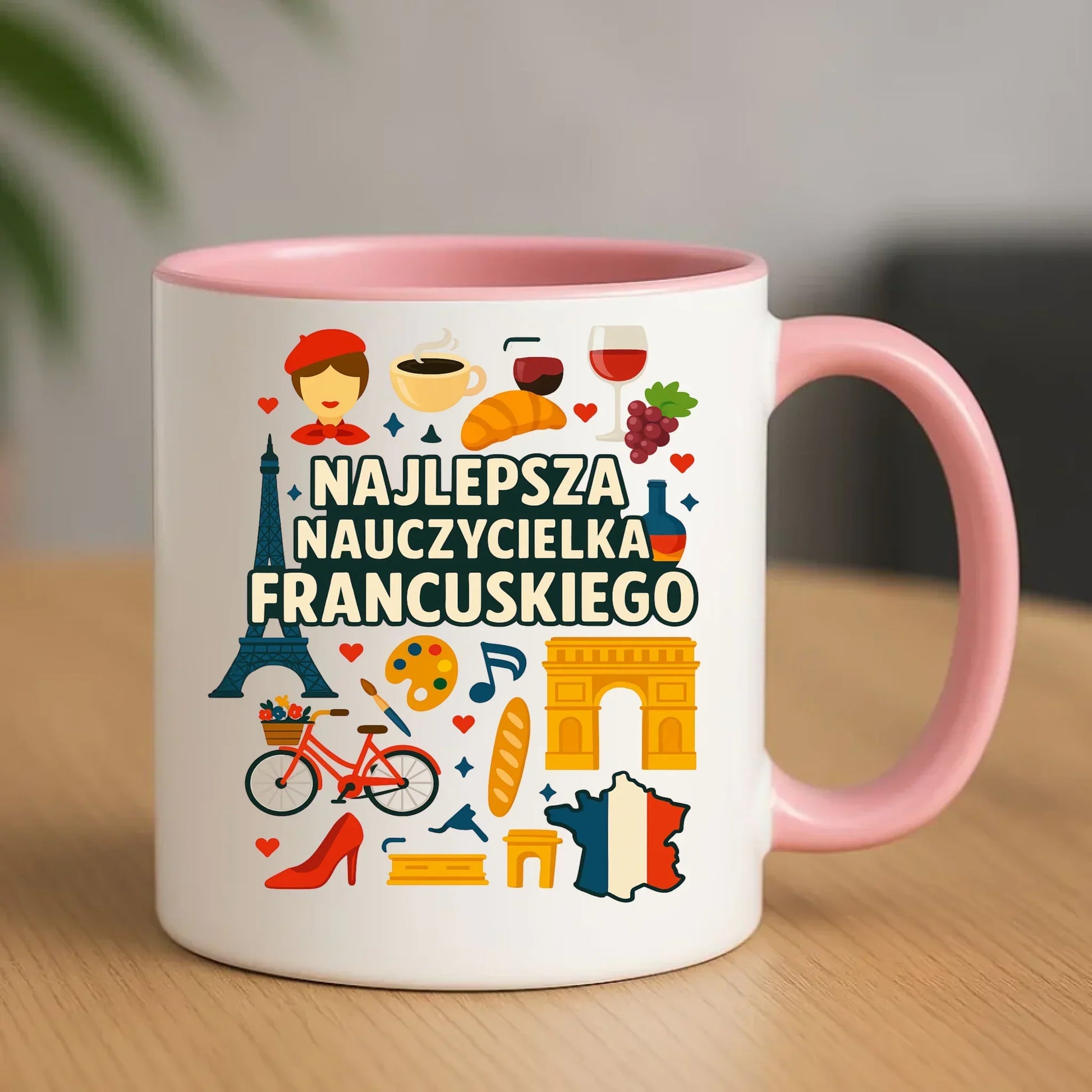 Nauczycielka języka francuskiego | Kubek na prezent N58 - StoryCups.pl
