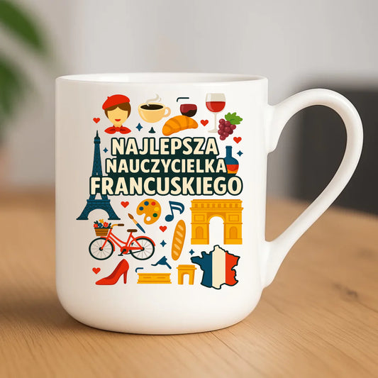 Kubek elegant prezent na zakończenie roku szkolnego dla nauczyciela