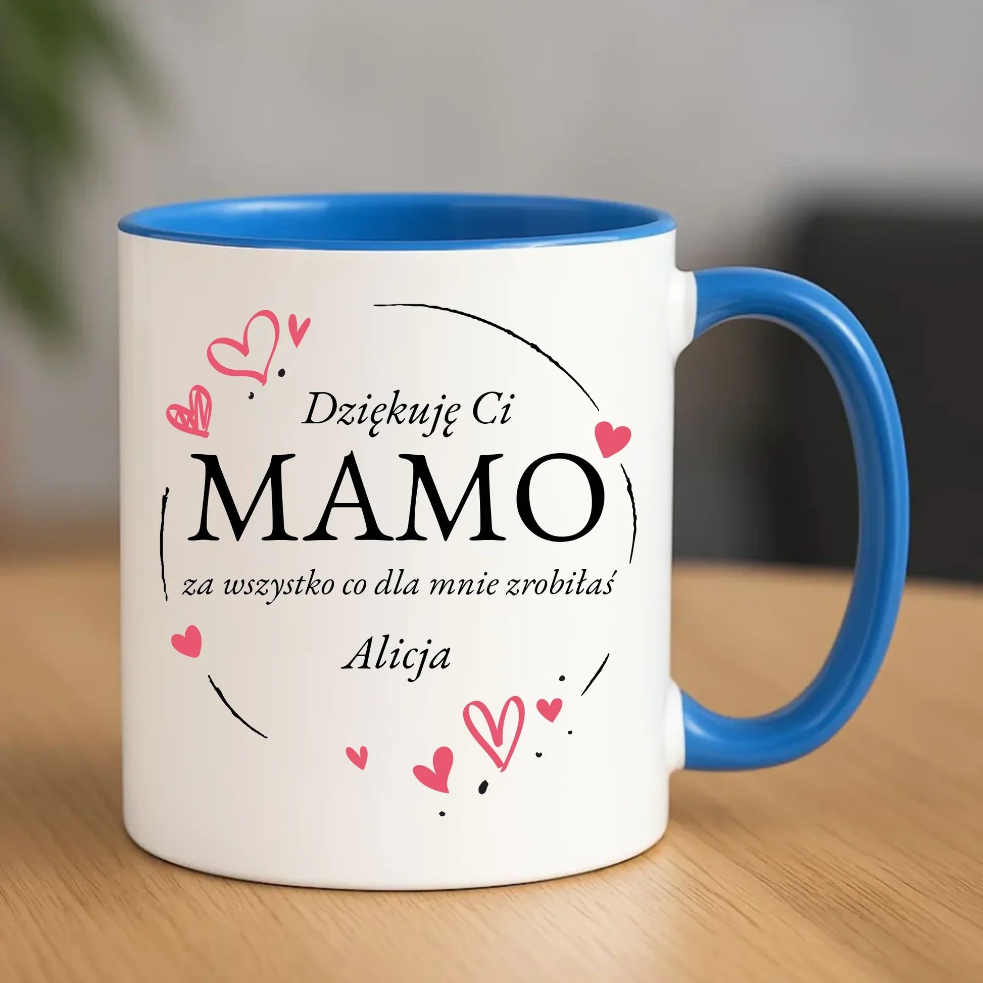 Dziękuję Ci mamo personalizacja | Kubek dla mamy DM32 - StoryCups.pl