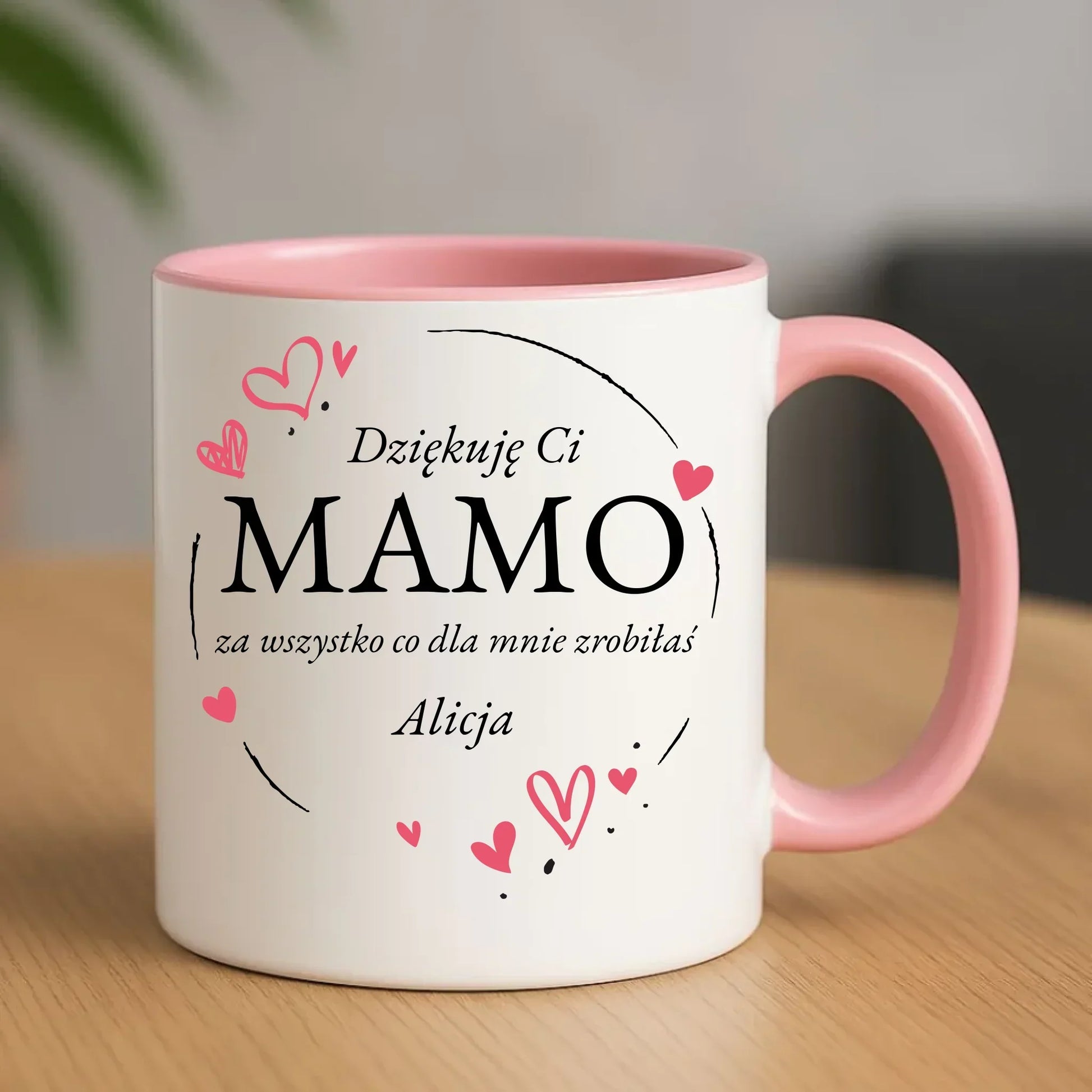 Dziękuję Ci mamo personalizacja | Kubek dla mamy DM32 - StoryCups.pl