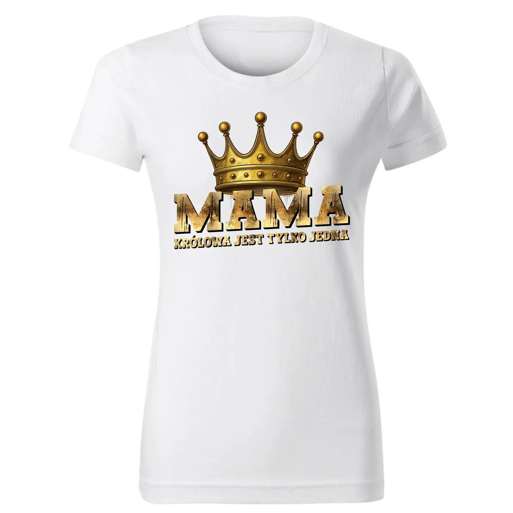 Królowa jest tylko jedna mama | Koszulka damska DM33 - StoryCups.pl