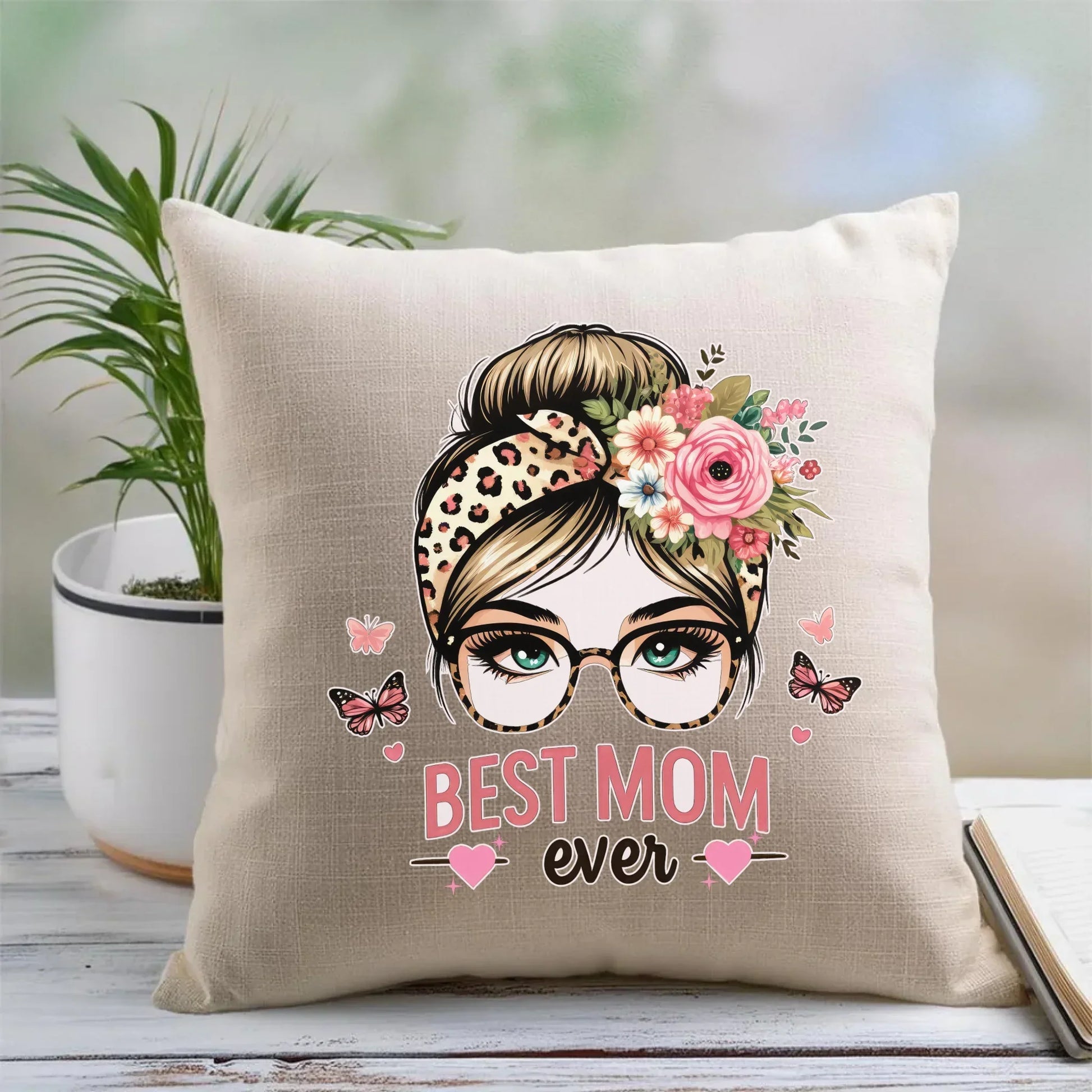 Best mom ever | Poduszka prezent dla mamy DM37 - StoryCups.pl