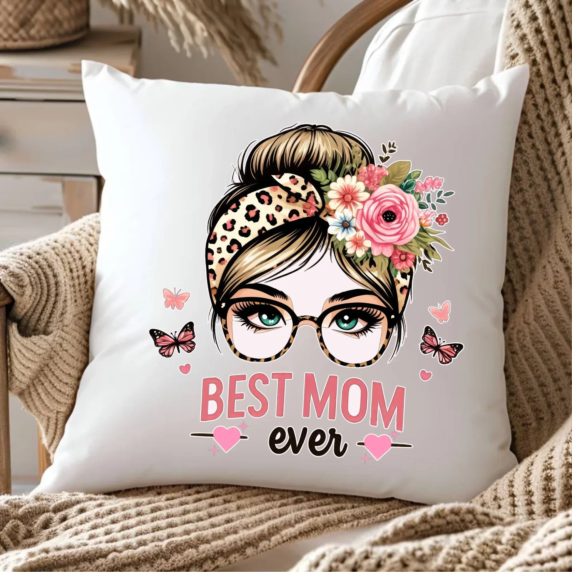 Best mom ever | Poduszka prezent dla mamy DM37 - StoryCups.pl