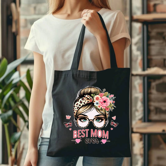 Czarna torba dla mamy upominek na Dzień Mamy