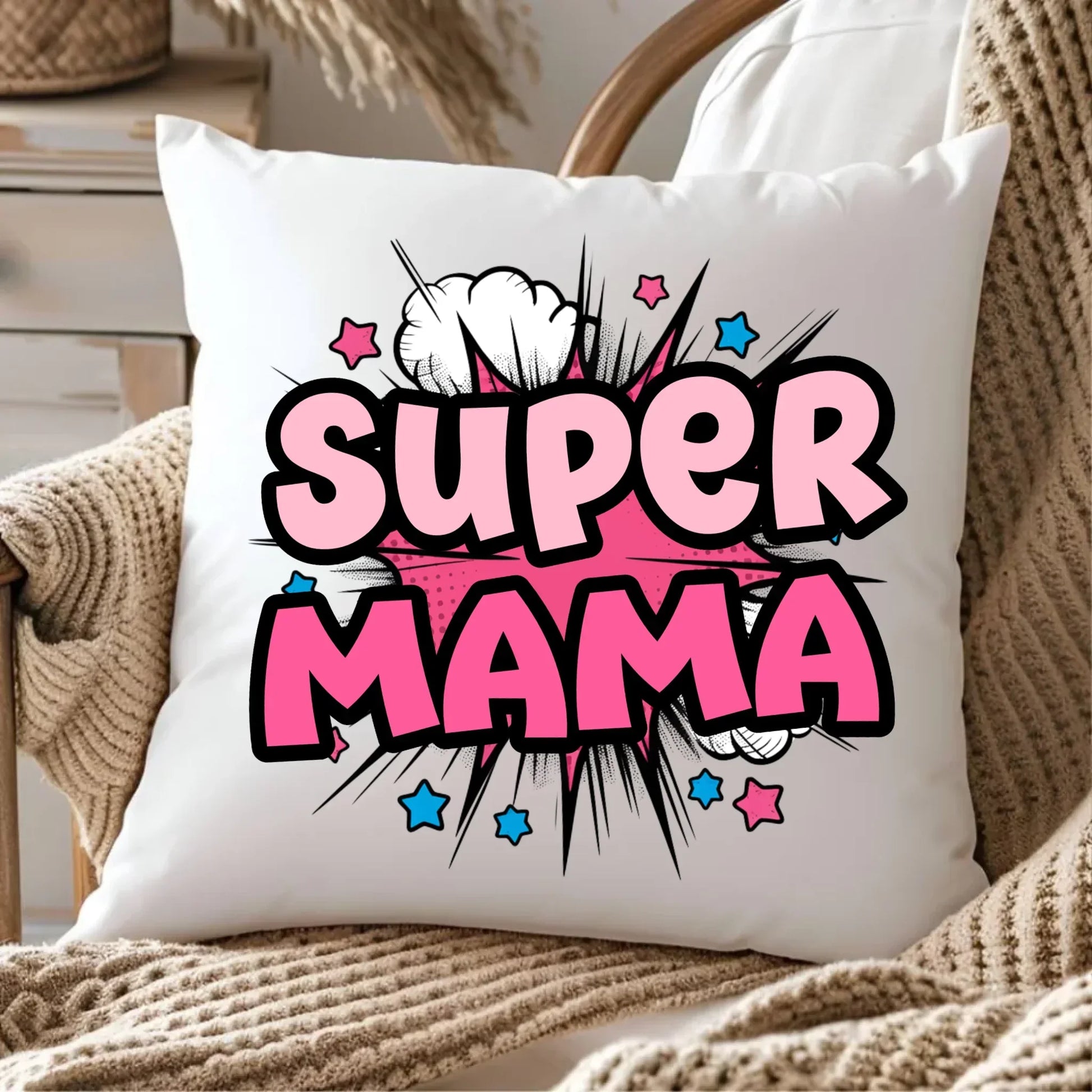 Super mama | Poduszka DM24 - StoryCups.pl