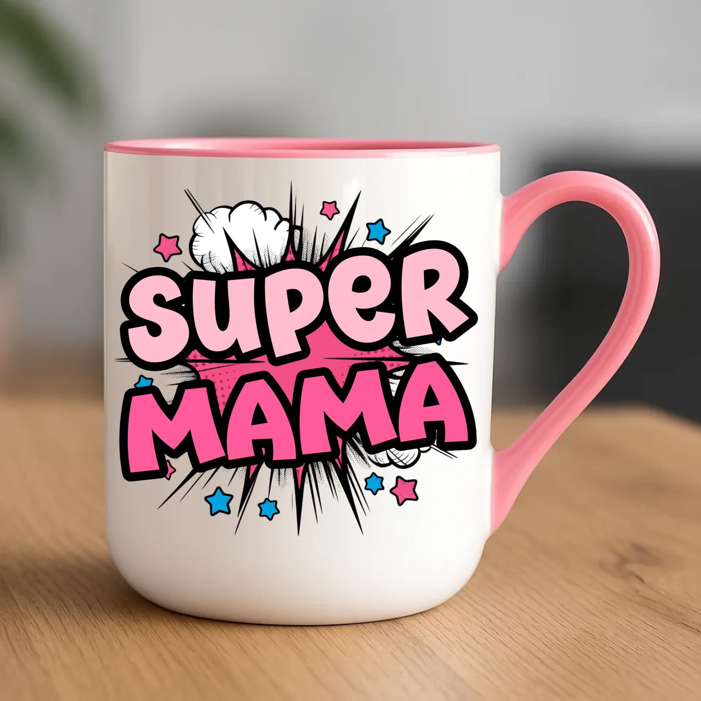 Personalizowany kubek dla mamy upominek na Dzień Mamy - różowy