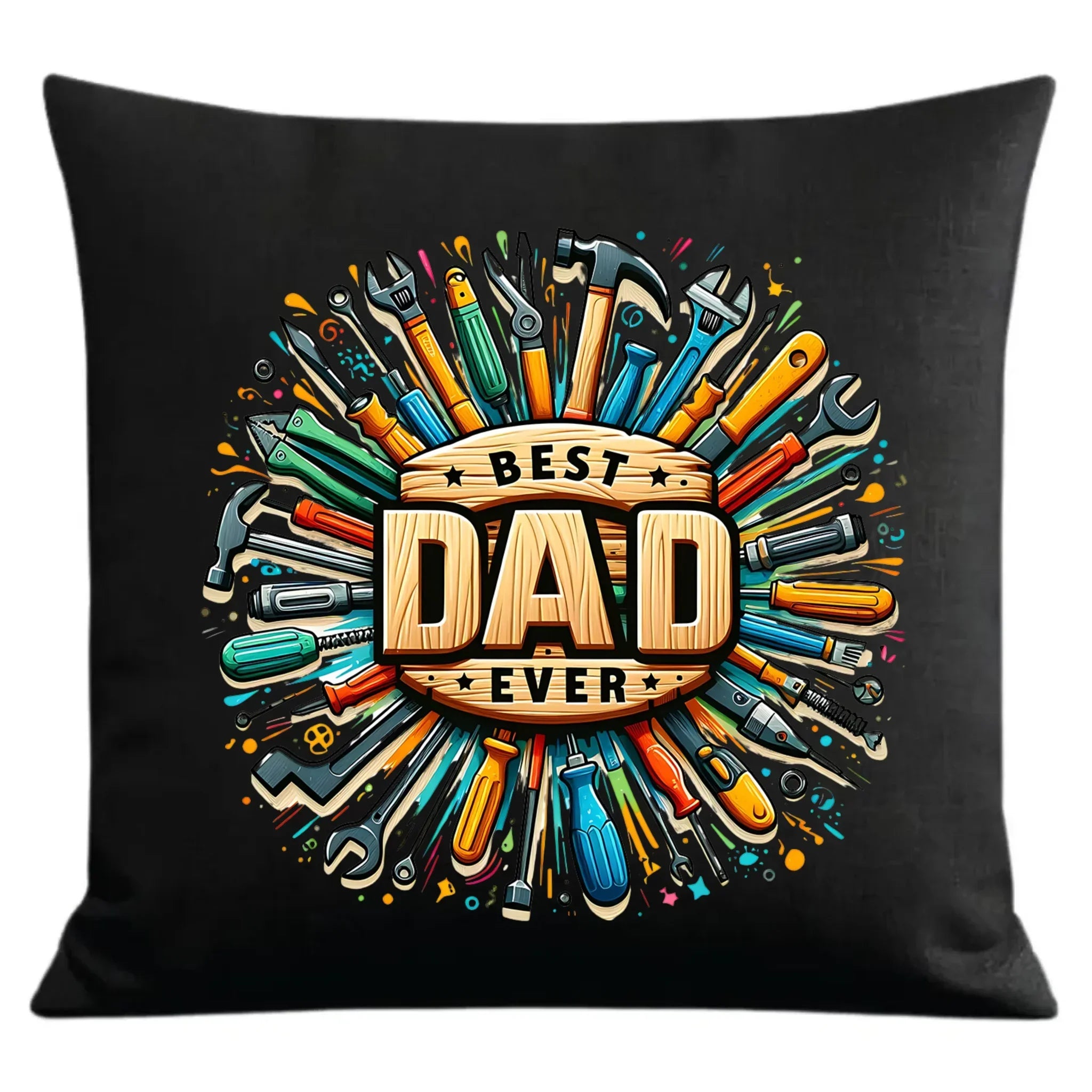 Best Dad Ever | Poduszka dekoracyjna dla taty DT57 - StoryCups.pl