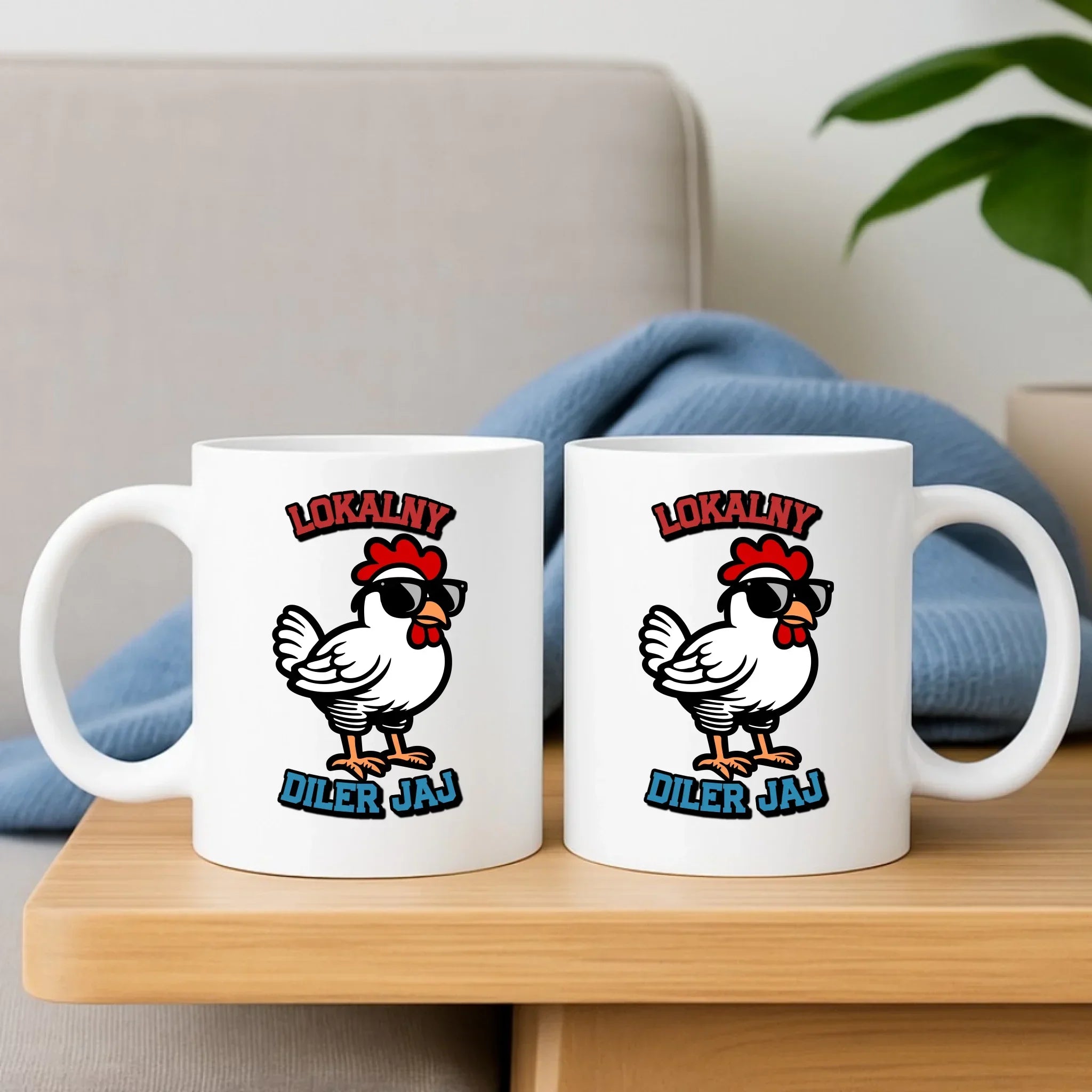 Lokalny diler jaj | Zestaw poduszka i kubek Wielkanocny WN24 - StoryCups.pl
