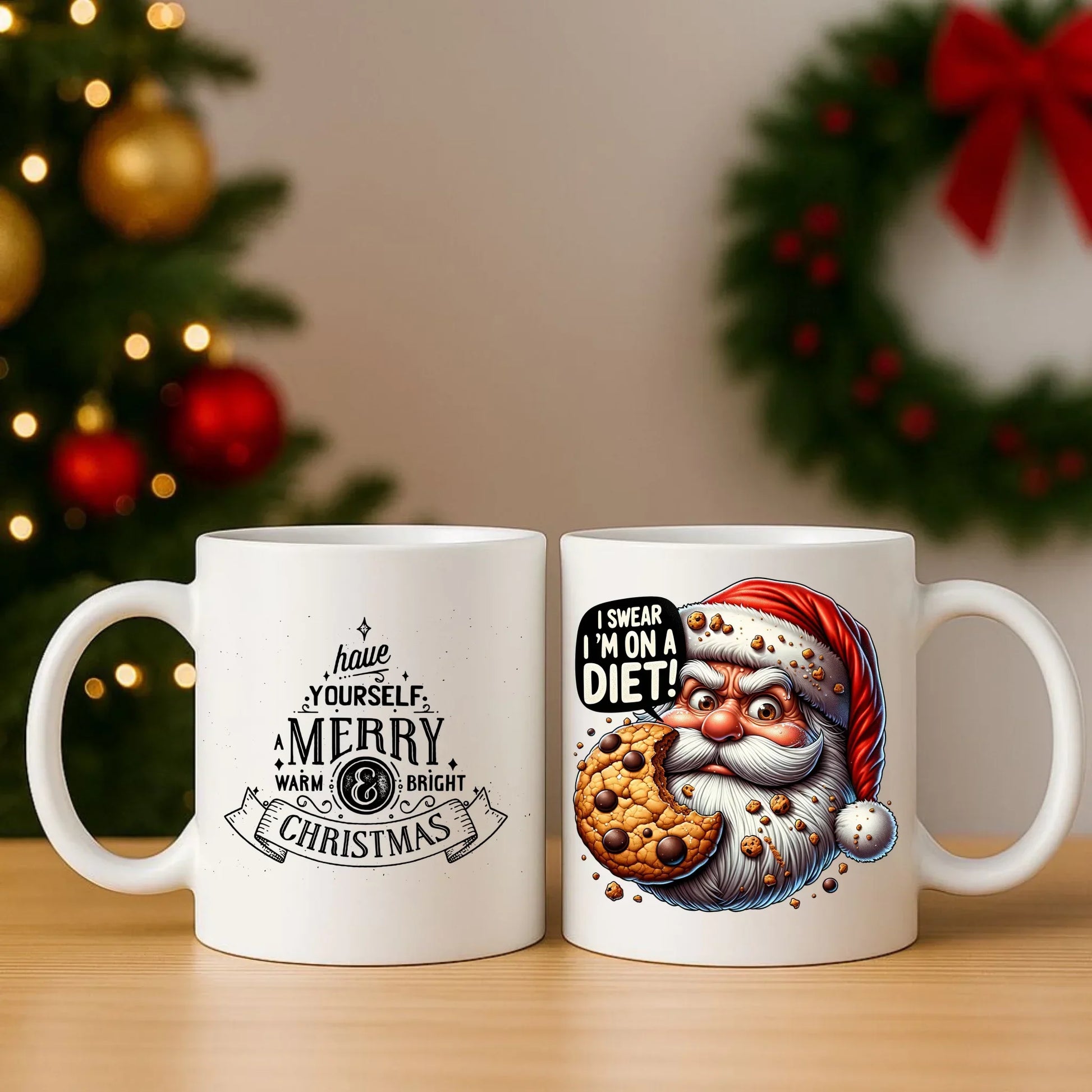 Jestem na diecie | Świąteczny zestaw poduszka i kubek BN97 - StoryCups.pl