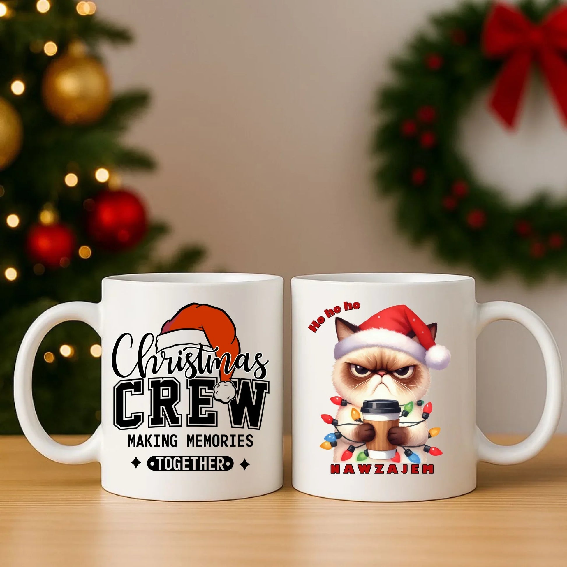 Nawzajem | Świąteczny zestaw poduszka i kubek BN33 - StoryCups.pl