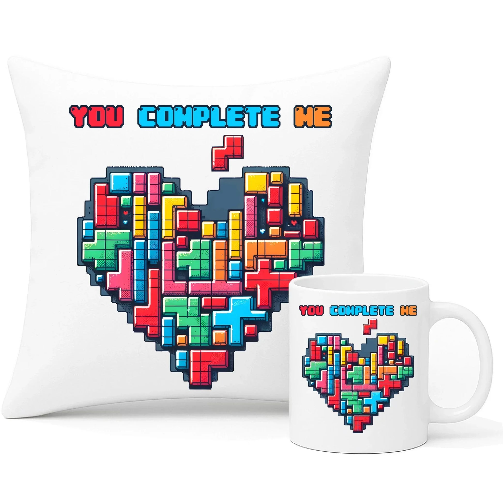 You complete me | Zestaw poduszka i kubek W44 - StoryCups.pl