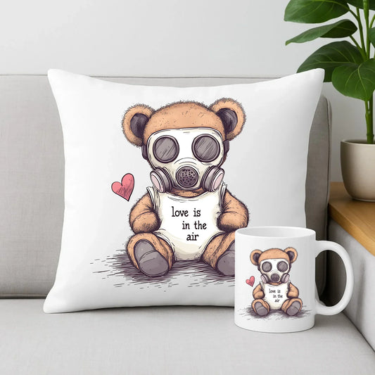 Love is in the air | Zestaw poduszka i kubek W38 - StoryCups.pl