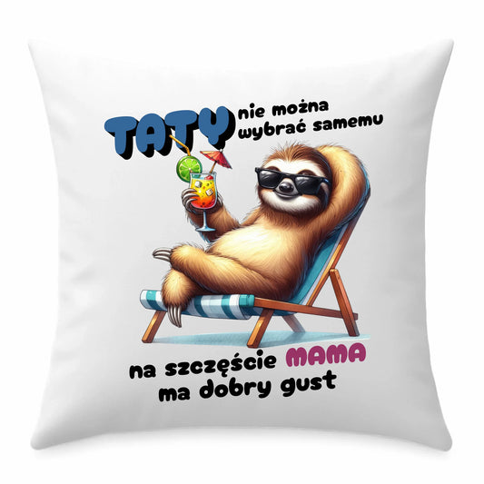 Prezent dla taty poduszka z nadrukiem Dzień Ojca Święta urodziny