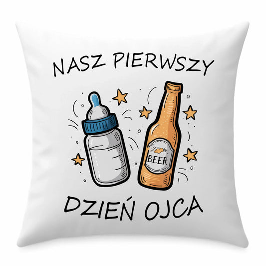 Prezent dla taty poduszka z nadrukiem Dzień Ojca Święta urodziny